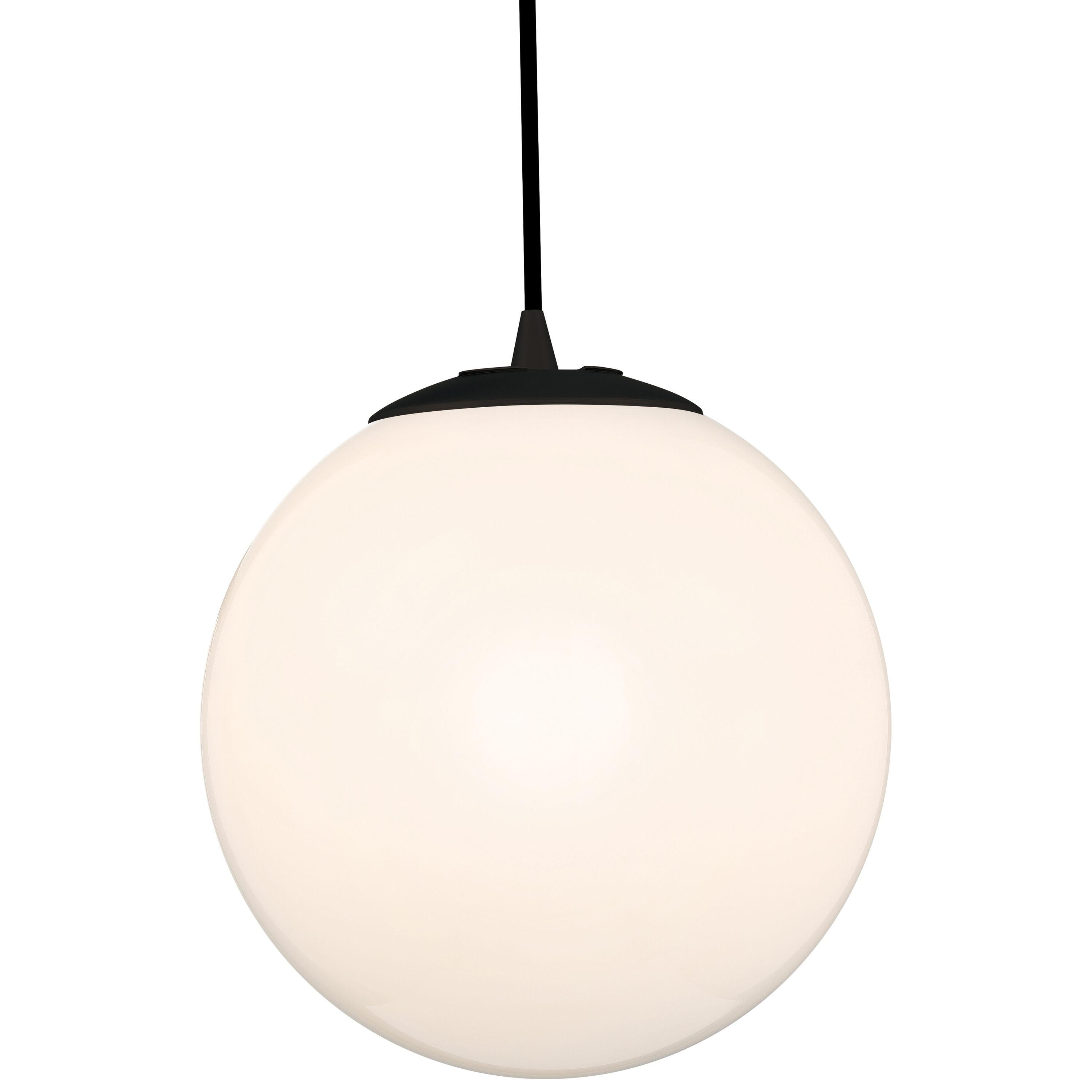 Access Lighting PEARL 1 - Light Pendant in  Matte Black