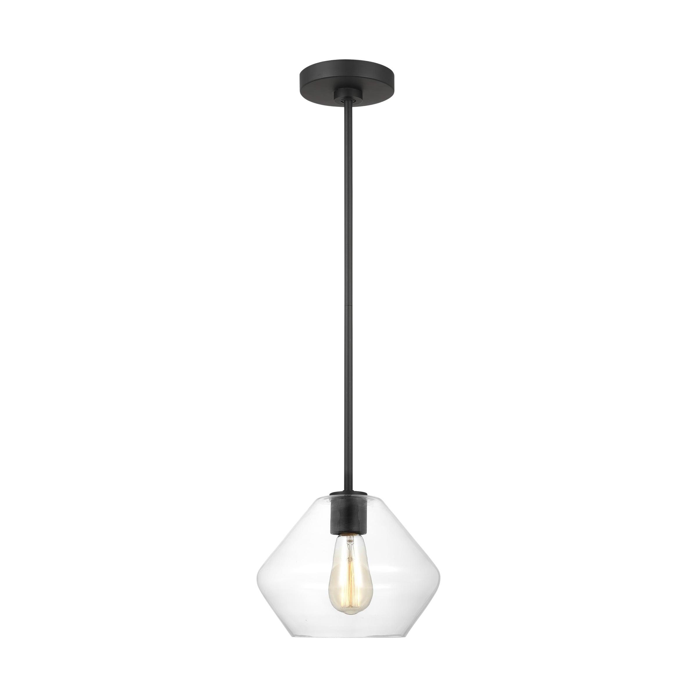 Rooks Single Light Glass Dimmable Pendant
