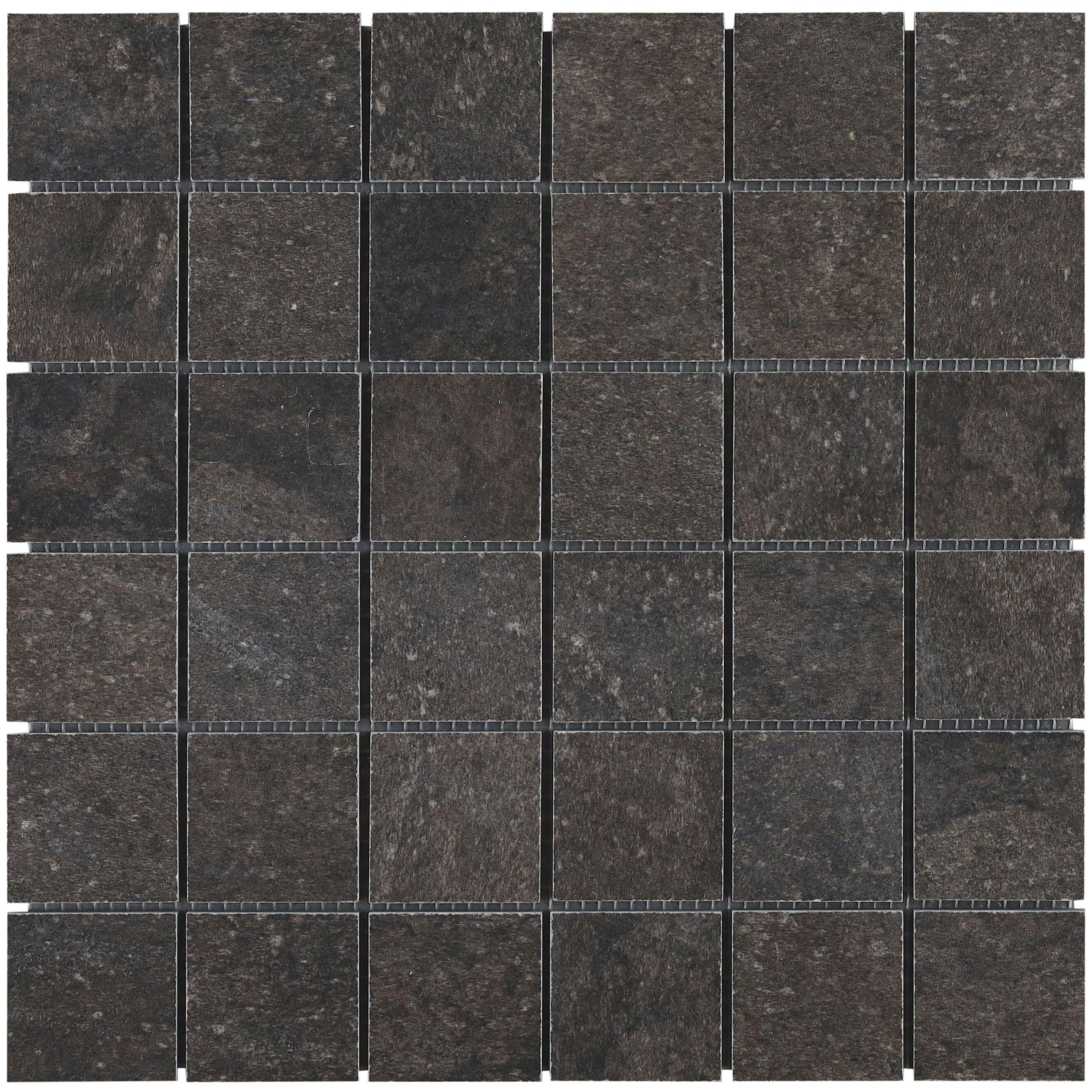 Dominion 11.81" x 11.81" Matte Porcelain Floor & Wall Mosaic Tile (0.97 Sq. Ft./Each)