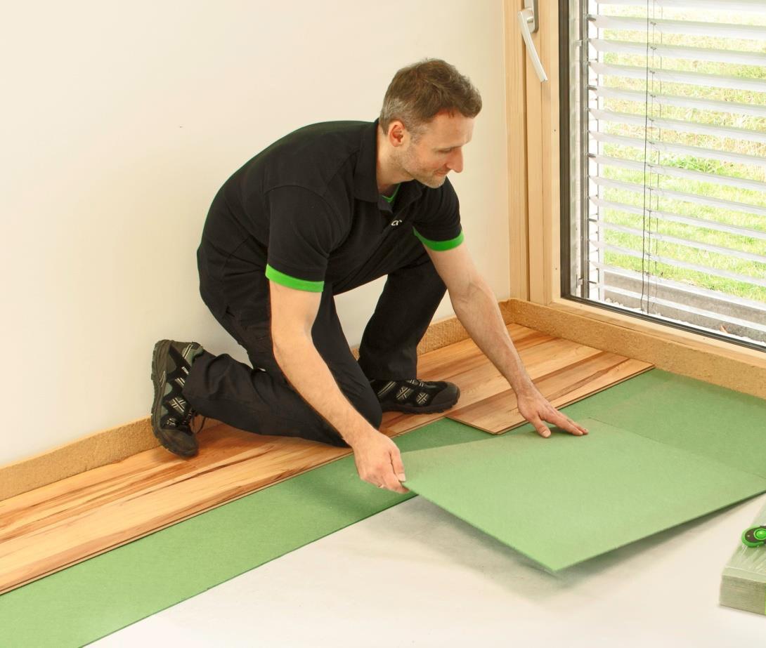 STEICO Wood Fiber Underlayment 6mm, 1/4 inches, 90 Square Feet