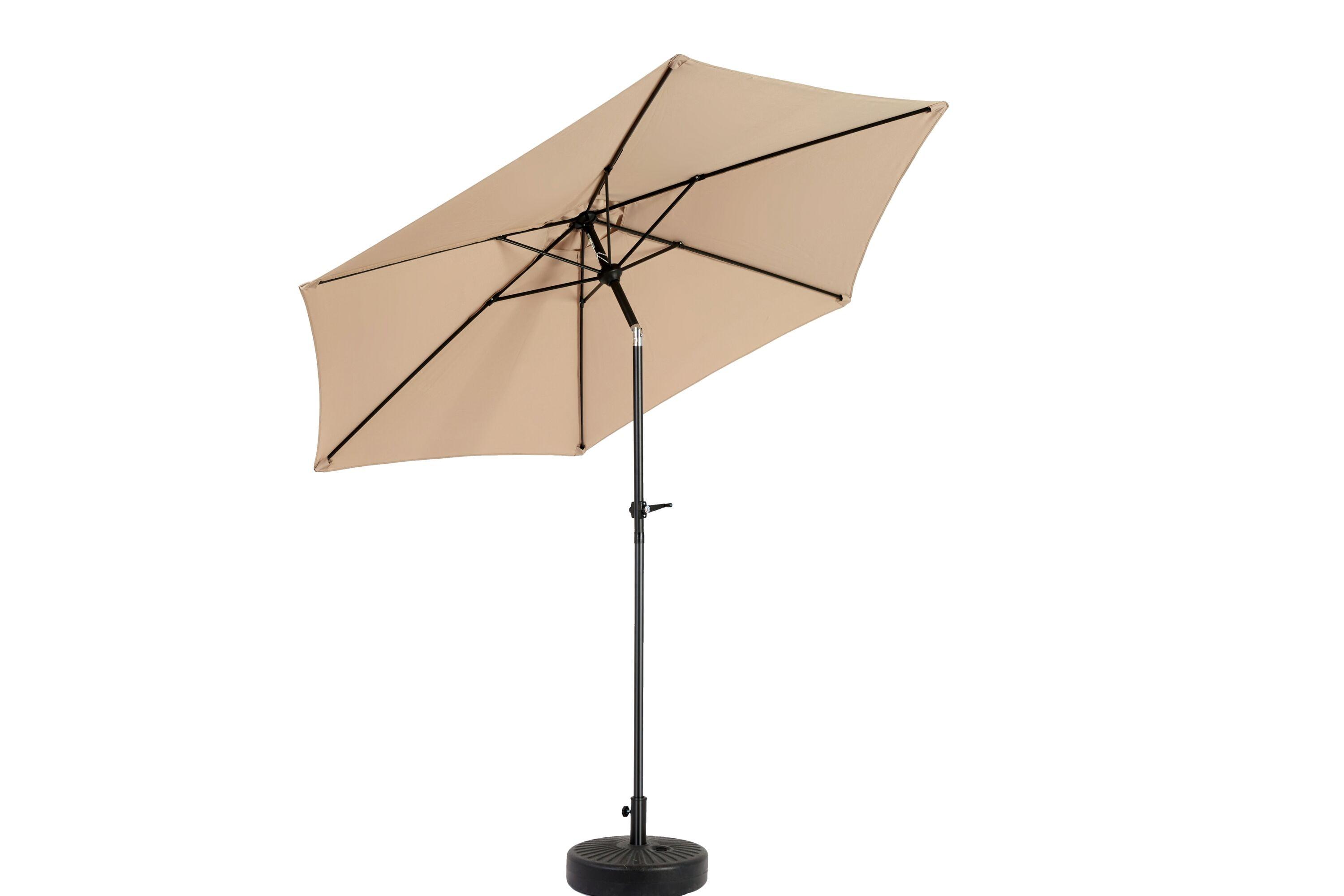 Arlmont & Co. Kyal 108'' Lighted Tilt Market Umbrella