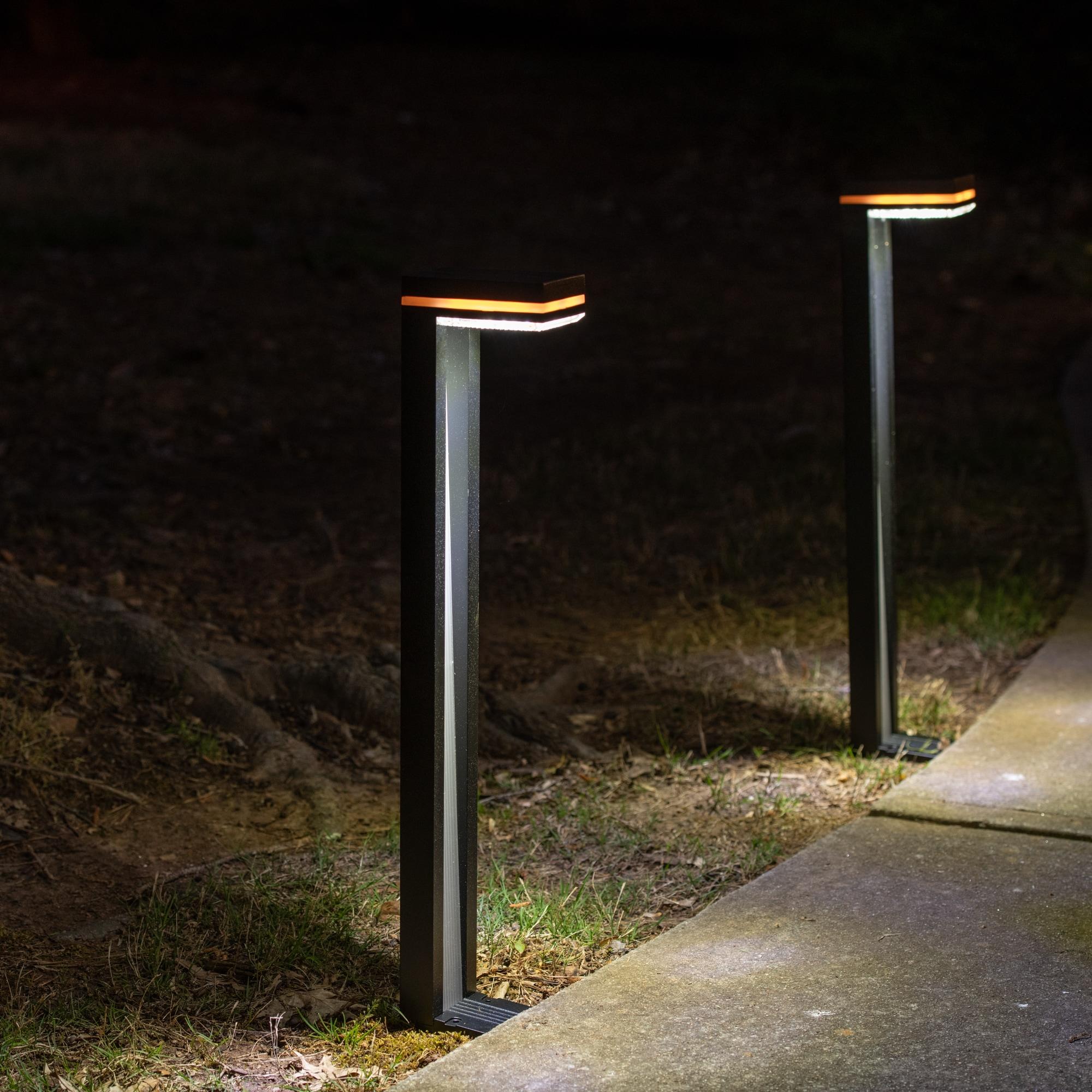 Sentry Modern 60 Lumens Solar Outdoor LED Landscape Pathway Light - 2 Pack