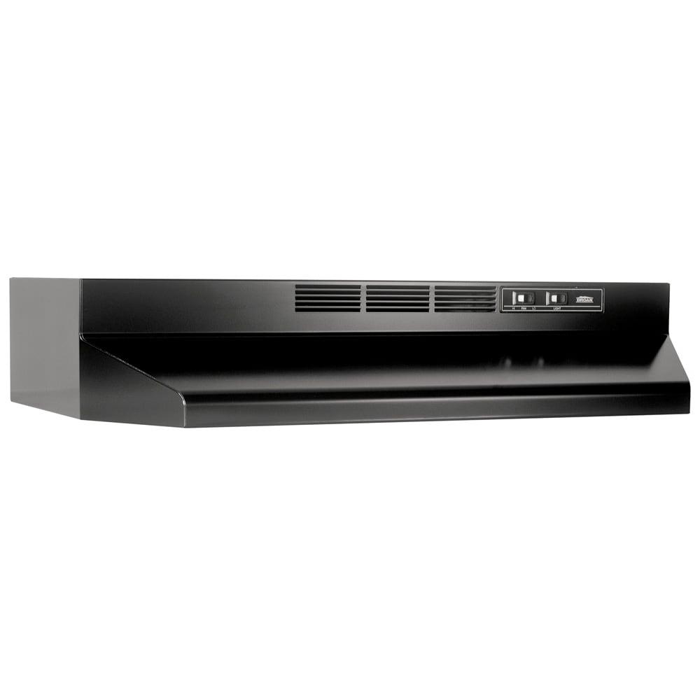 Broan NuTone 30" Steel 190 CFM Ductless (Non-Vented) Under Cabinet Range Hood with Charcoal Filter