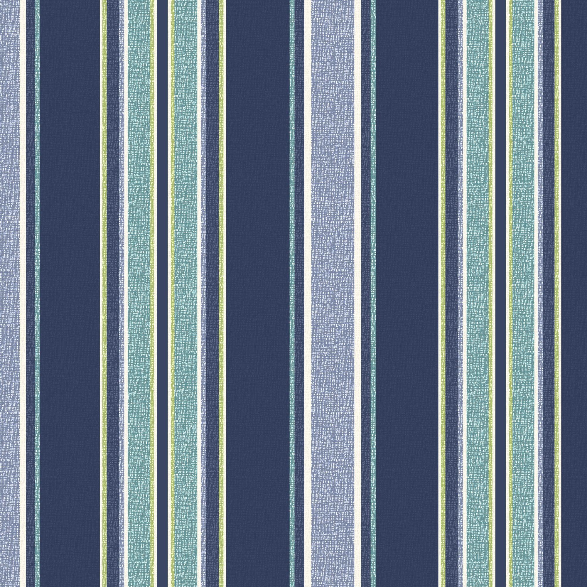 ARDEN Outdoor Toss Pillow (2 Pack) 16 x 16, Sapphire Aurora Blue Stripe