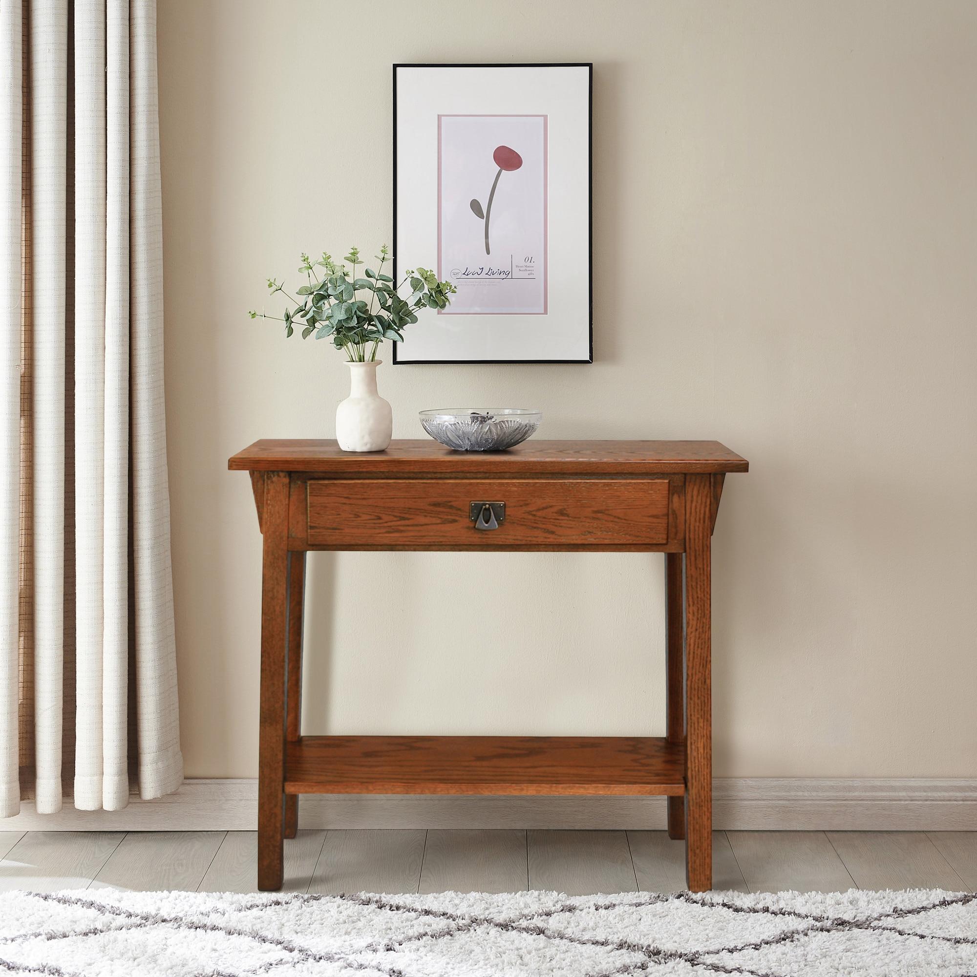 Favorite Finds Mission Hall Stand Russet Finish - Leick Home
