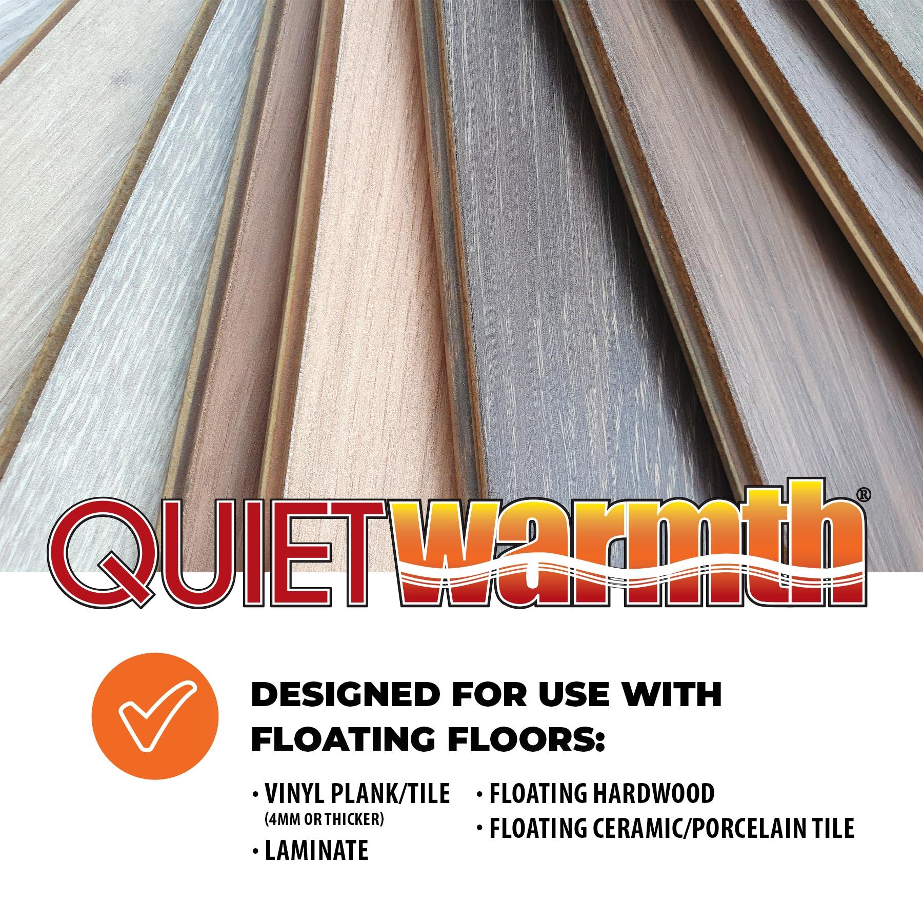 QuietWarmth 1.5 ft. x 5 ft. x 0.016 in. 120-Volt Radiant Heat Film for Floating Floors (Covers 7.5 sq. ft.)