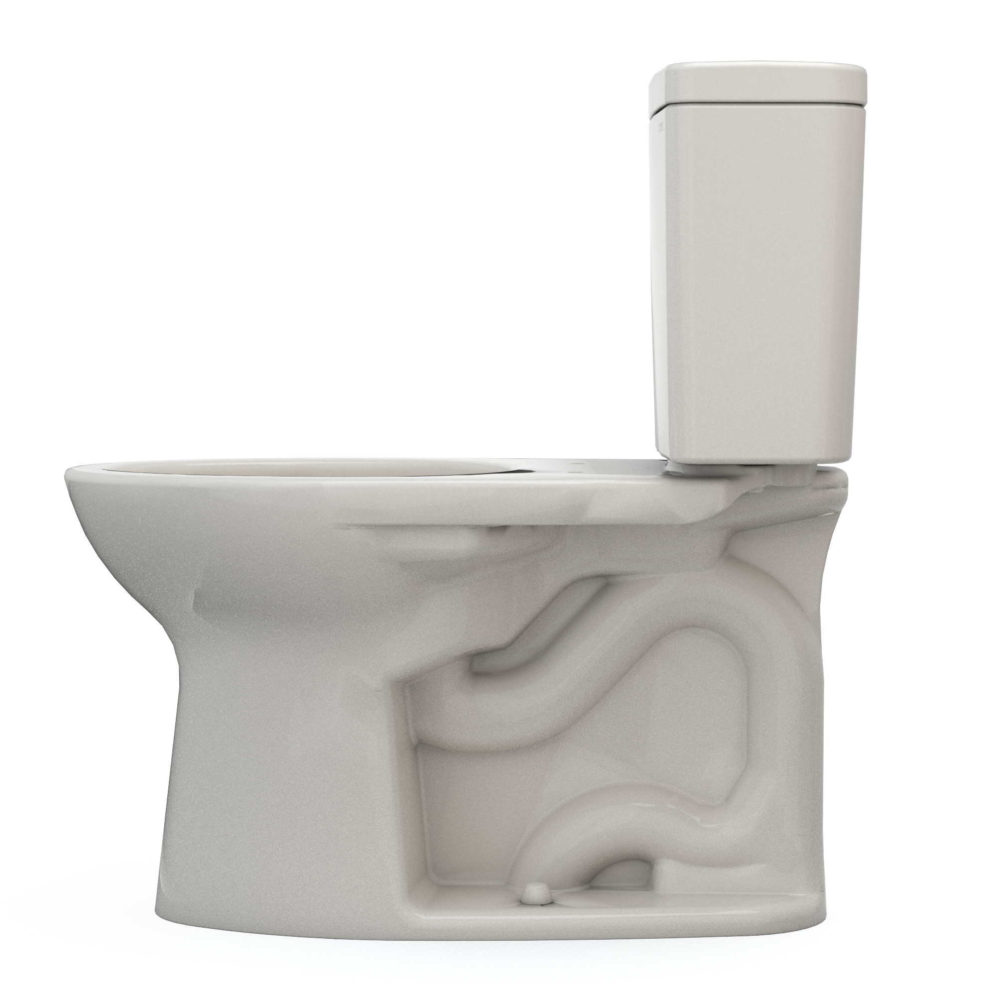 Drake® 1.6 GPF Elongated Two-Piece Toilet with Tornado Flush (Seat Not Included)