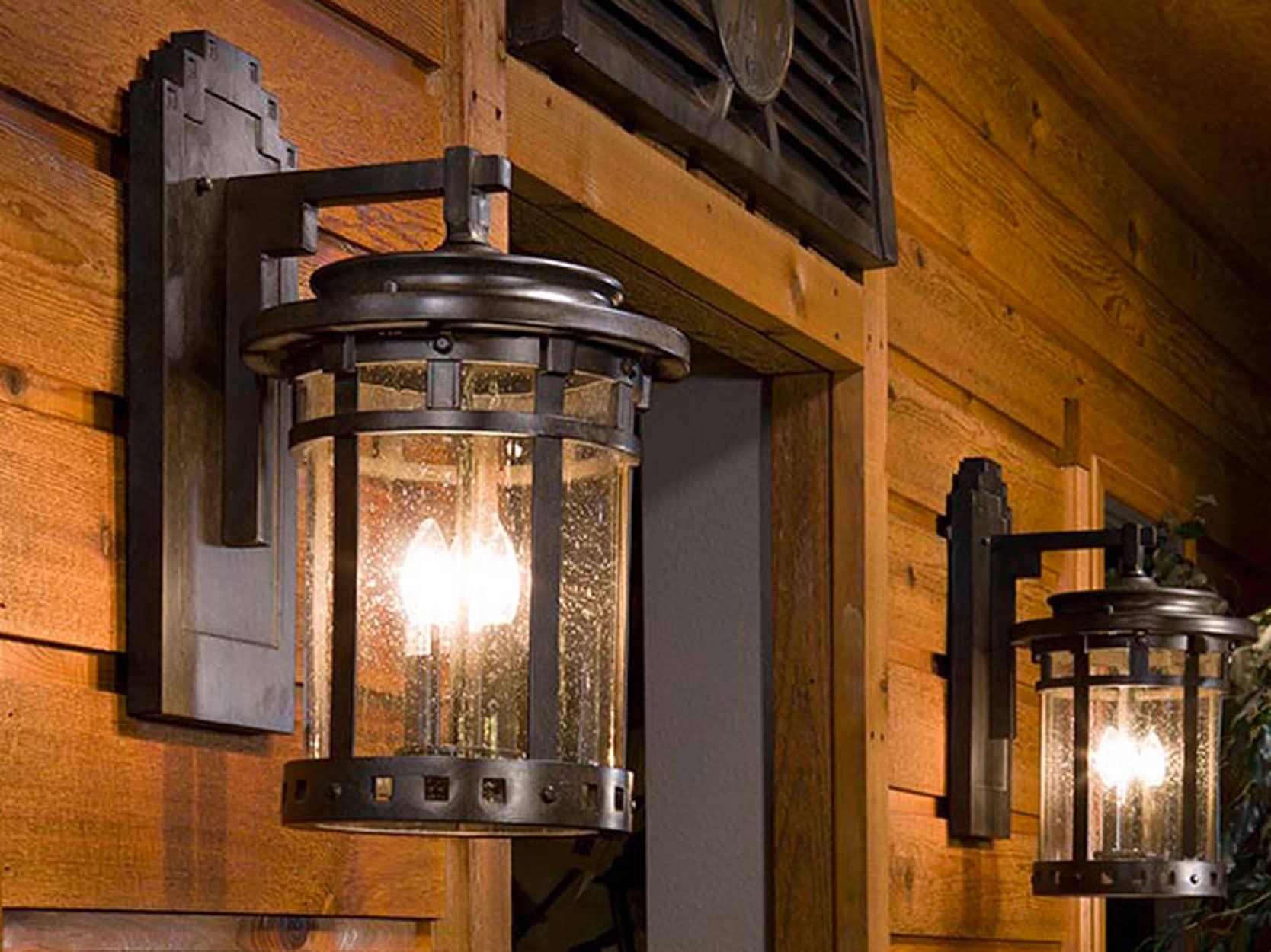 Maxim Santa Barbara VX Three Light 16-Inch Outdoor Wall Light - Sienna - 40034CDSE