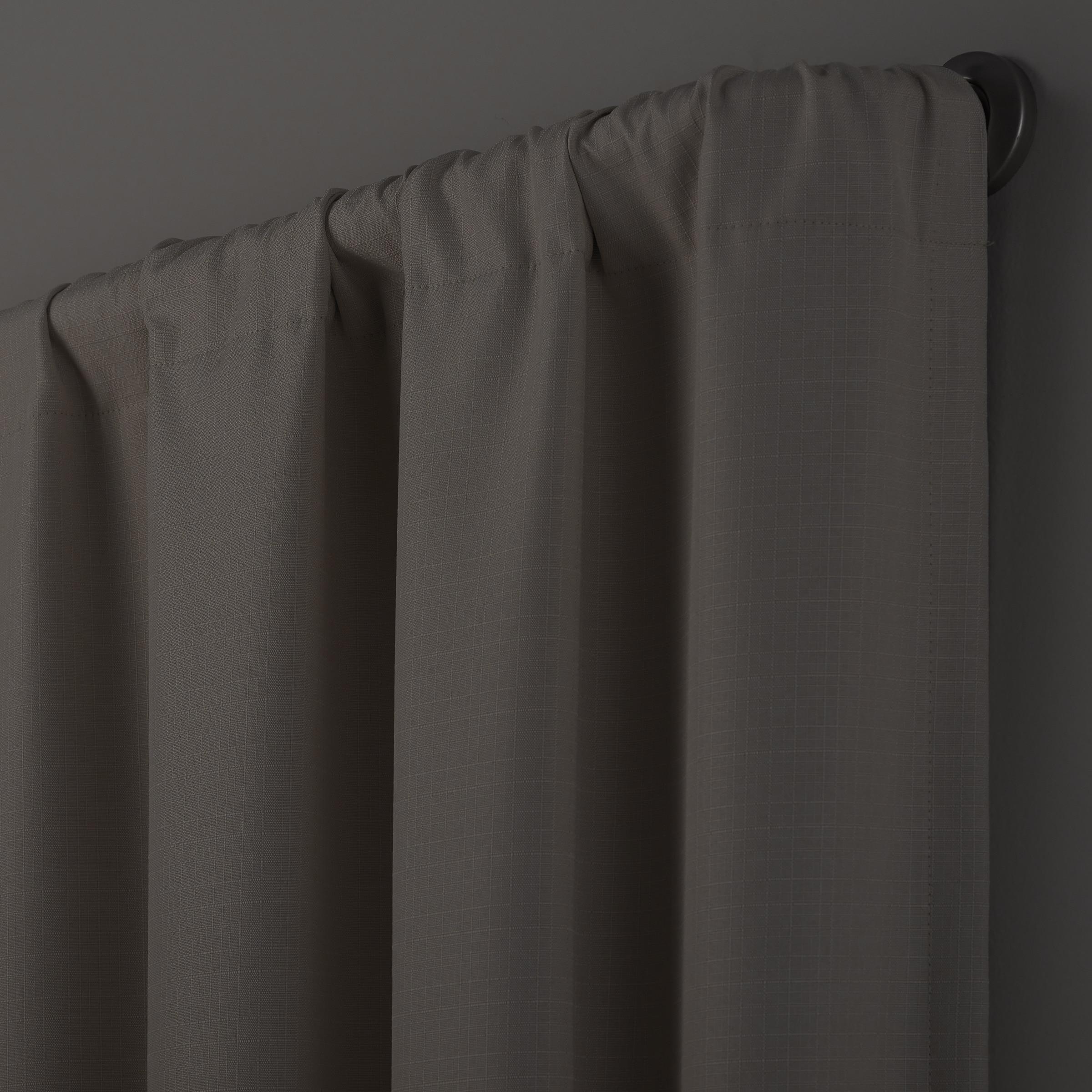 Eclipse 100% Steel Adjustable Single Curtain Rod