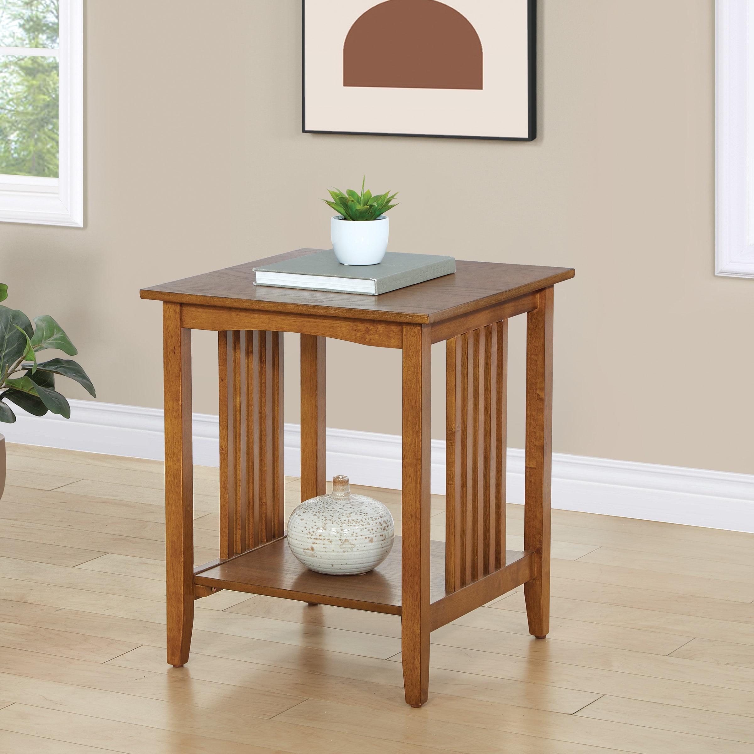 Pemberly Row Side Table in Ash Brown Finish by OSP Home Furnishings