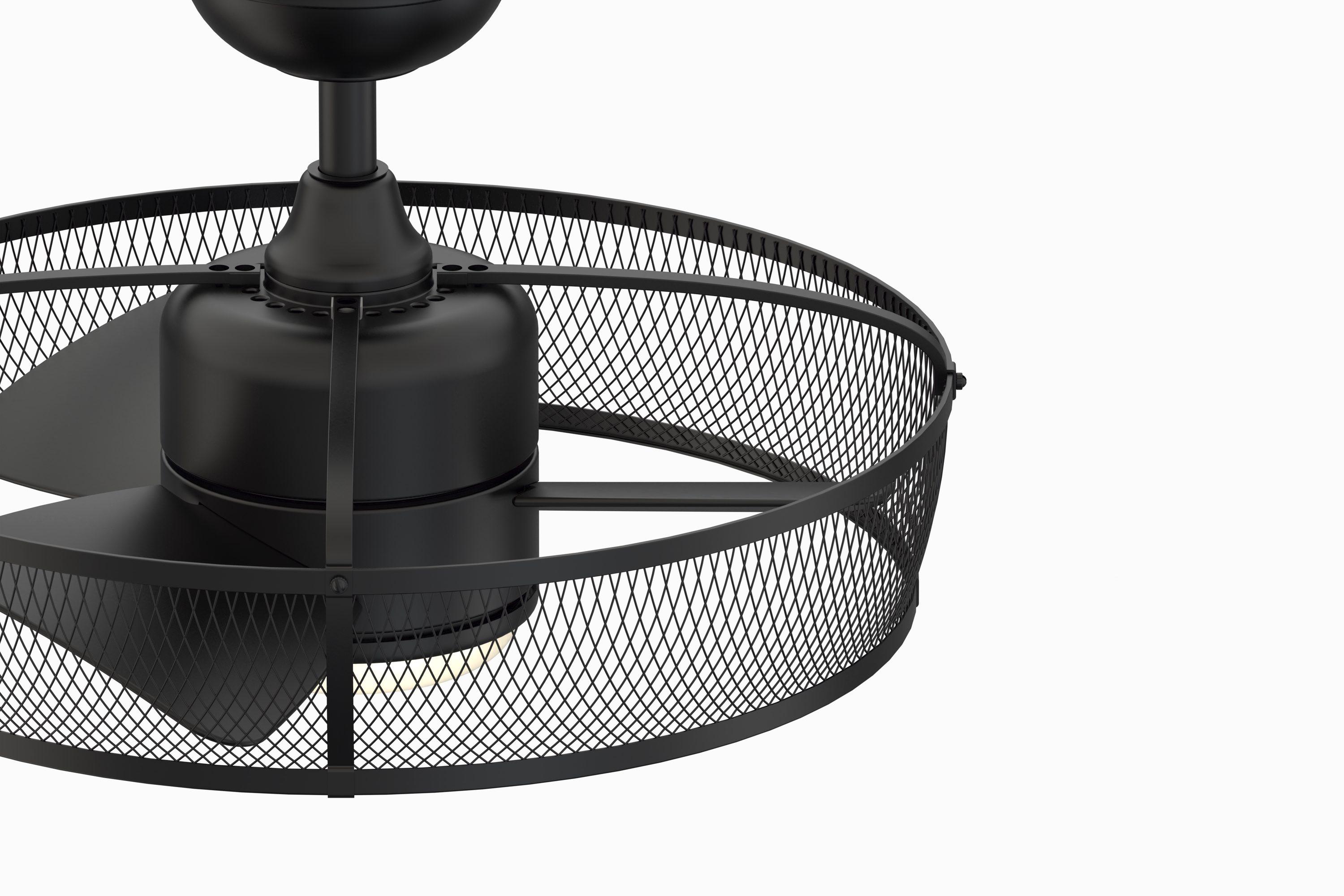 Fanimation Henry 20 Black Indoor/Outdoor Ceiling Fan