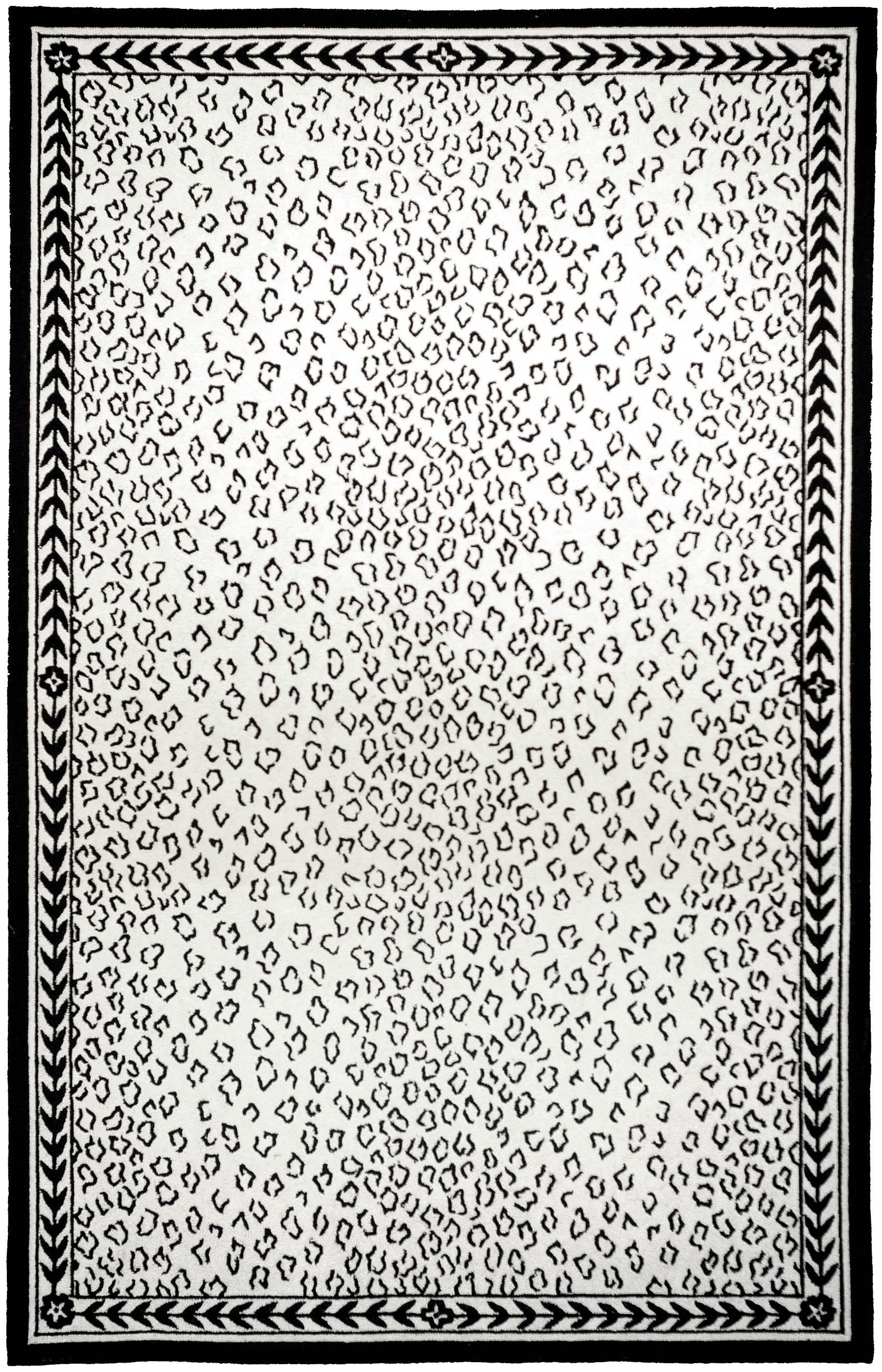 Chelsea Hand Hooked Wool Animal Print Rug