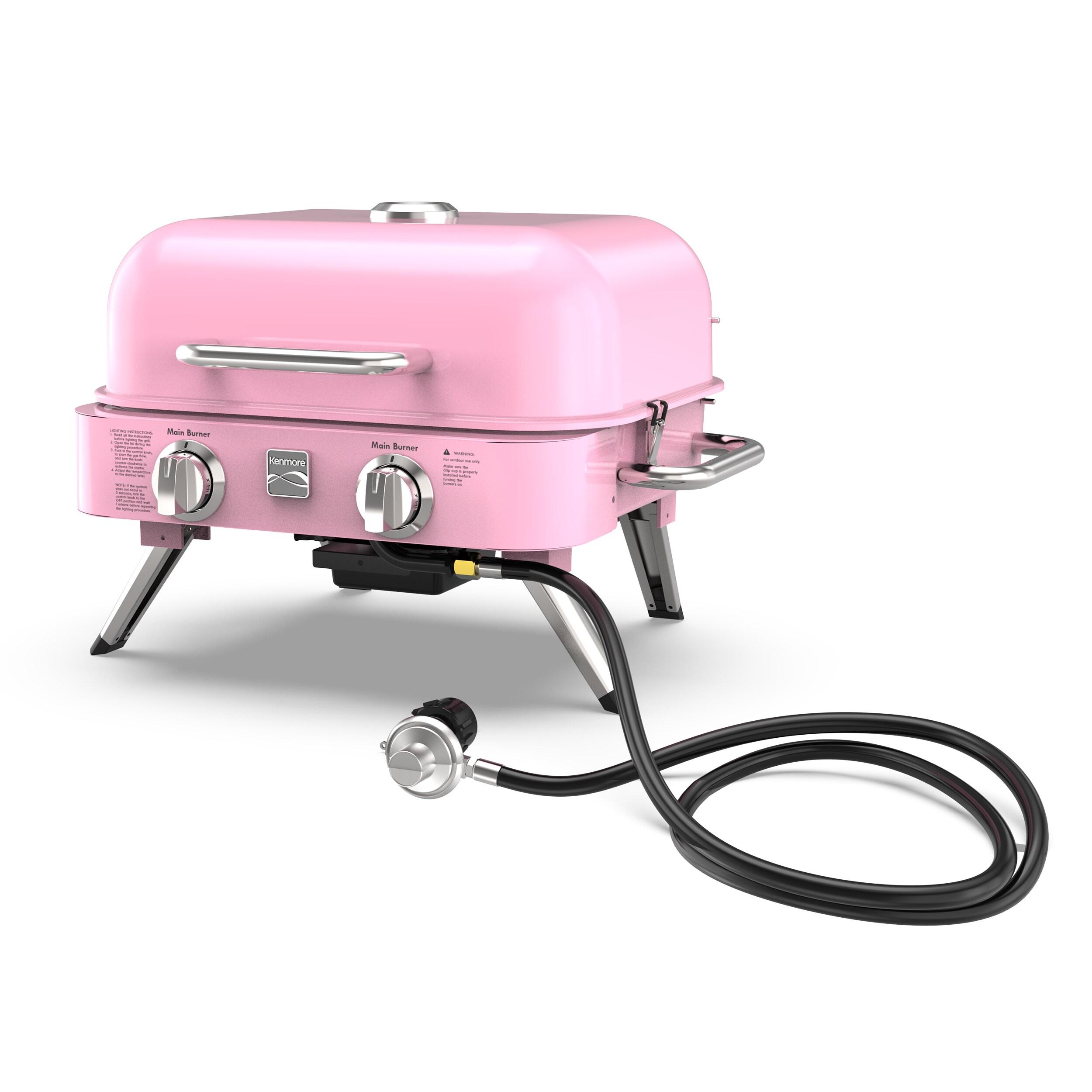 Kenmore 2-Burner Portable Tabletop Retro Gas Grill