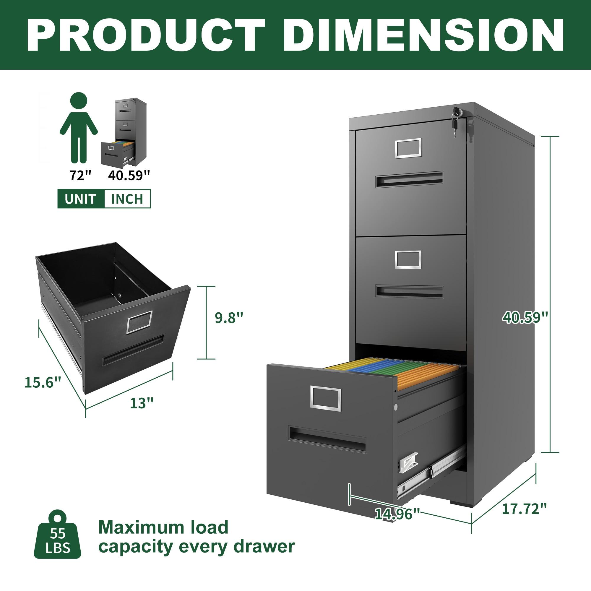 Monarch Specialties File Cabinet Rolling Mobile Storage Drawers Printer Stand Office Work Laminate Brown Contemporary Modern