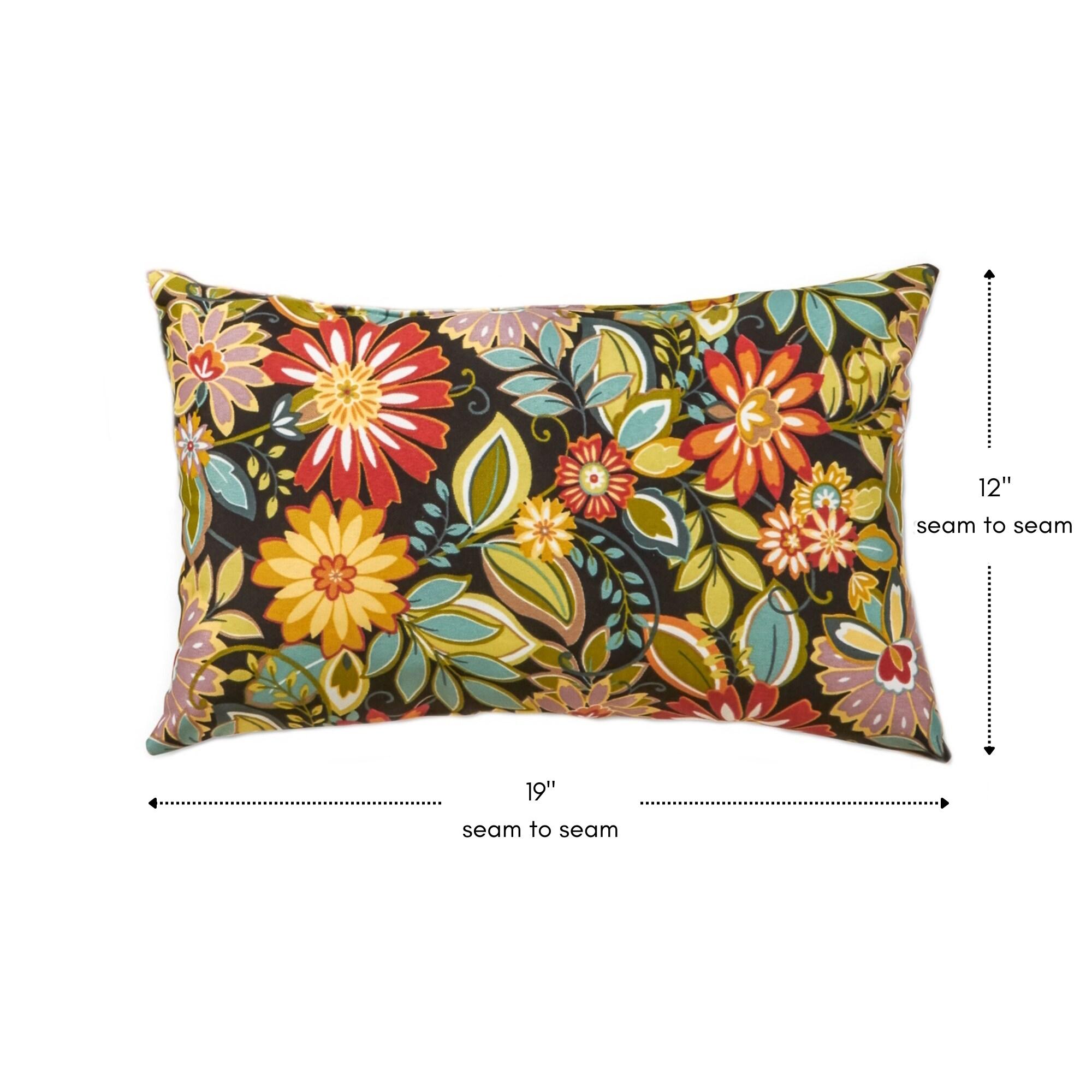 Indoor/Outdoor Reversible Throw Pillow