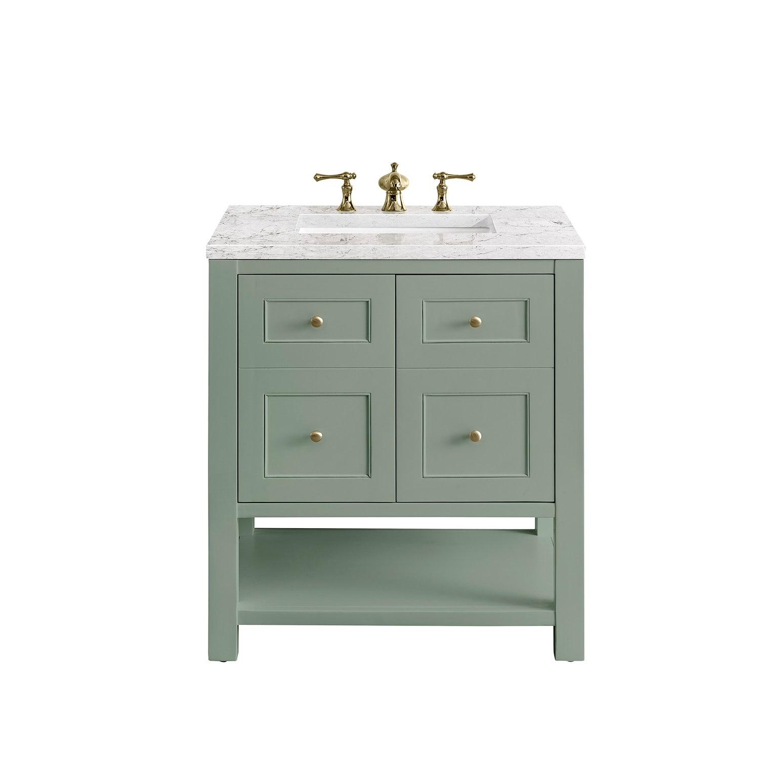 James Martin Vanities Breckenridge 30'' Single Bathroom Vanity with Top