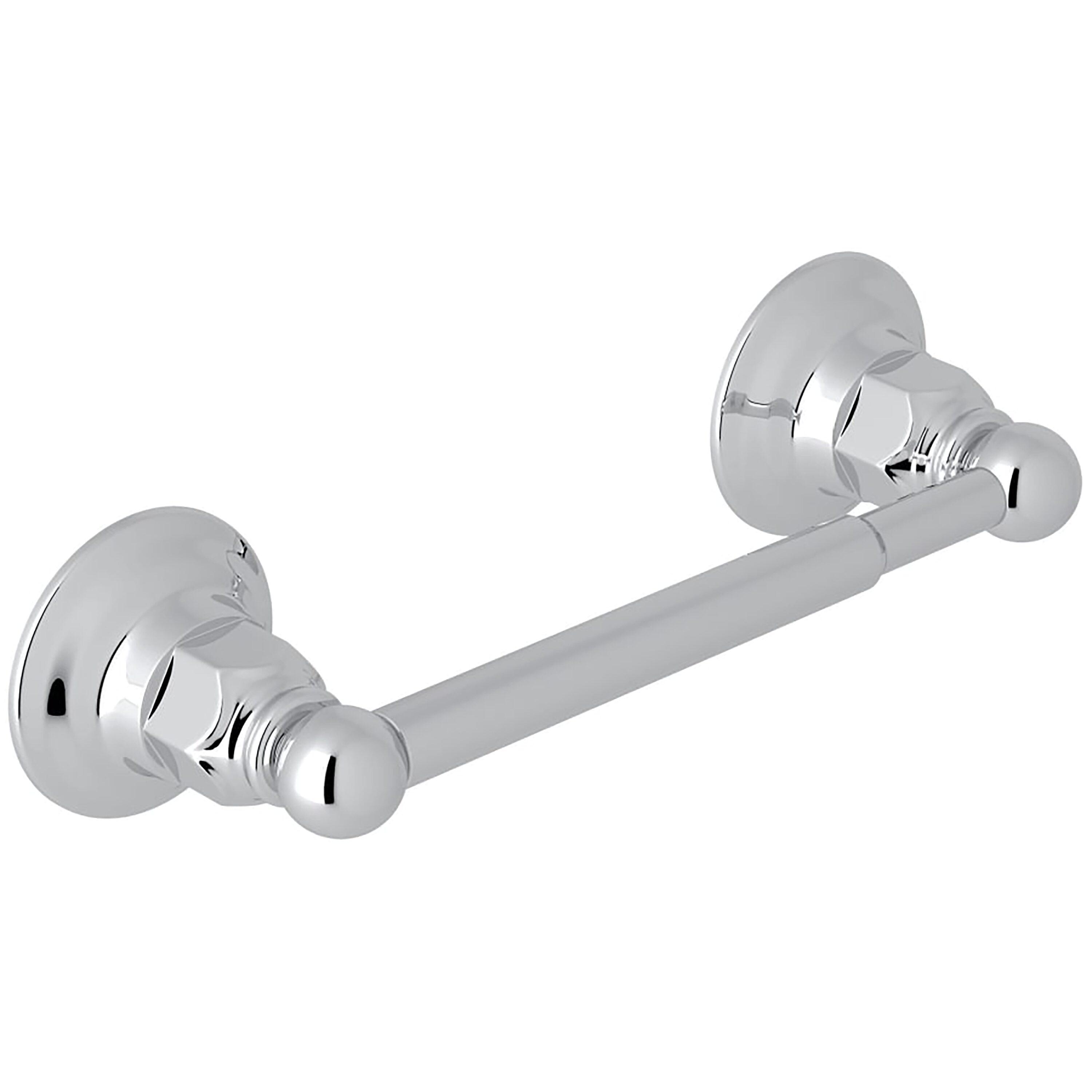 Polished Nickel Traditional Wall Mount Toilet Paper Holder