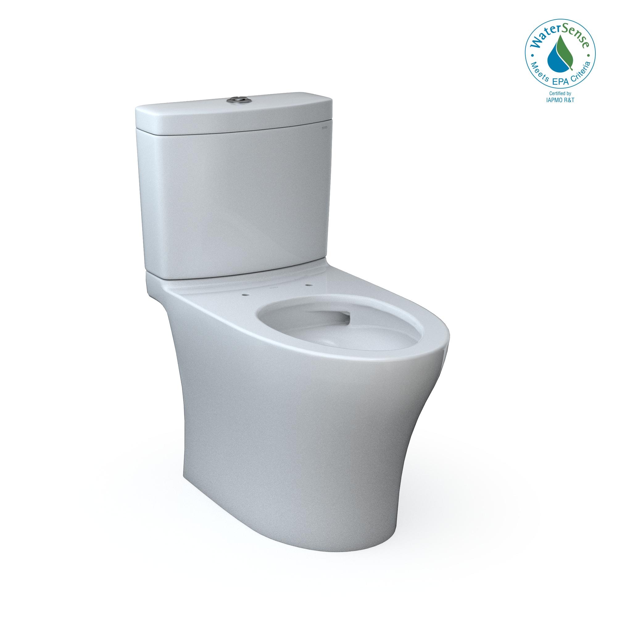 Aquia® Dual-Flush Elongated Two-Piece Toilet with Tornado Flush (Seat Not Included)