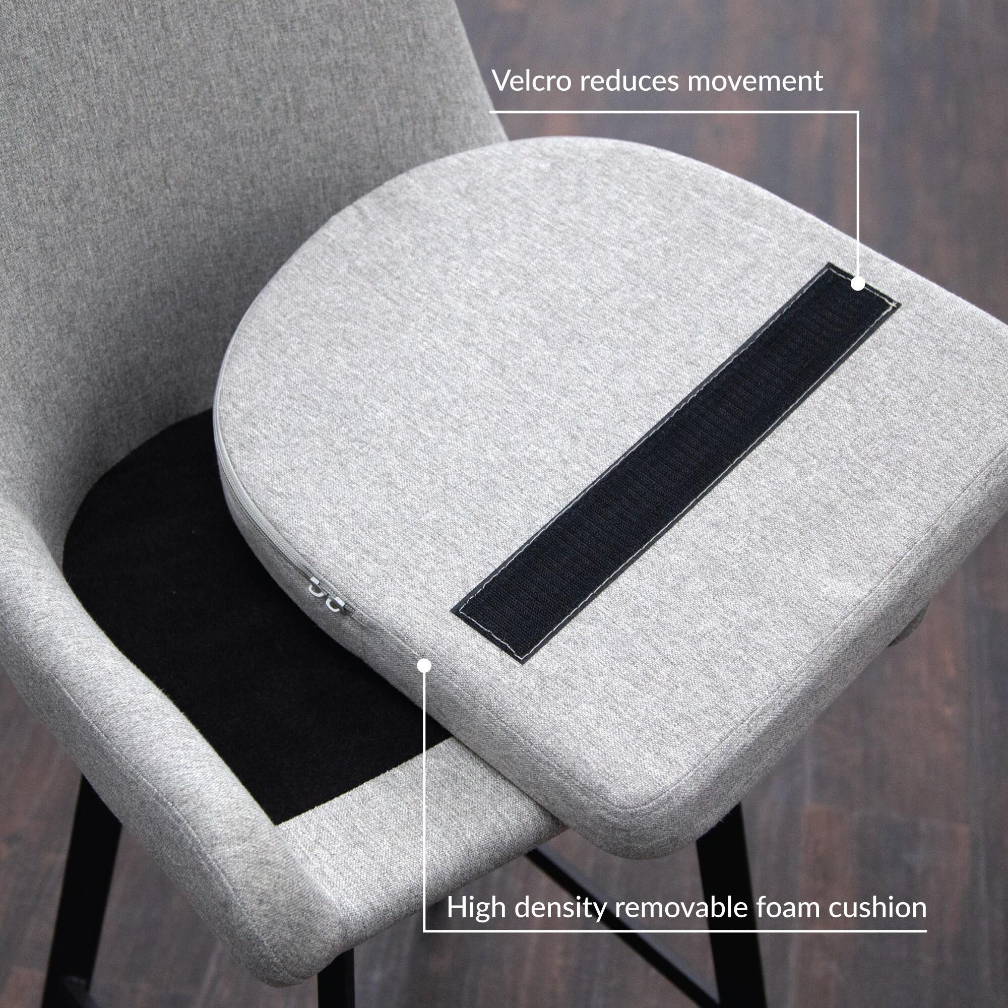 Leick Home Upholstered Back Counter Height Stool with Steel Base Set of 2 in Gray and Black
