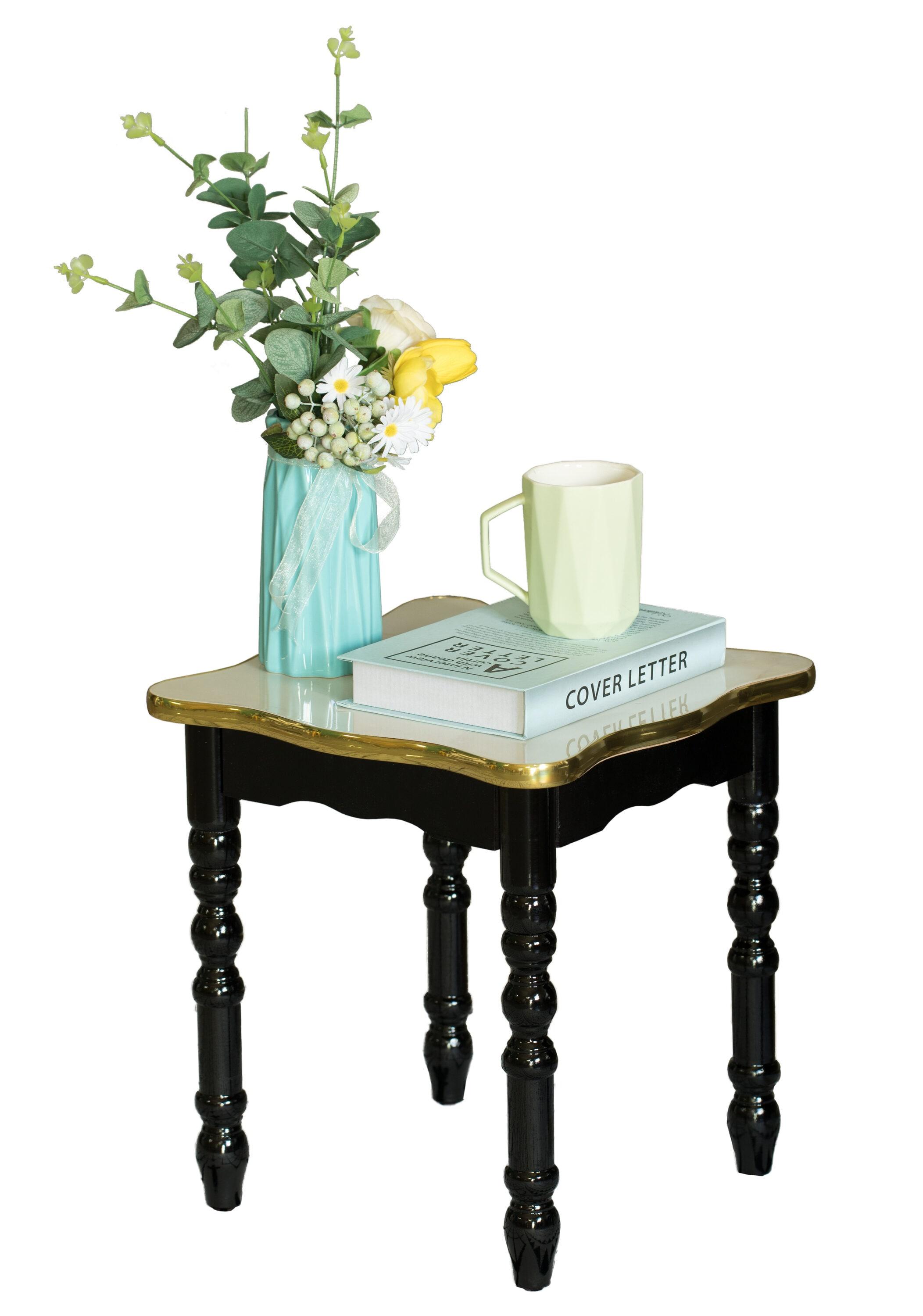 Versatile Square Wooden Side Table - Living Room Accent End Table with Rustic Charm, Sleek Design, and Storage Shelf for Modern Home Decor and Small Spaces, White