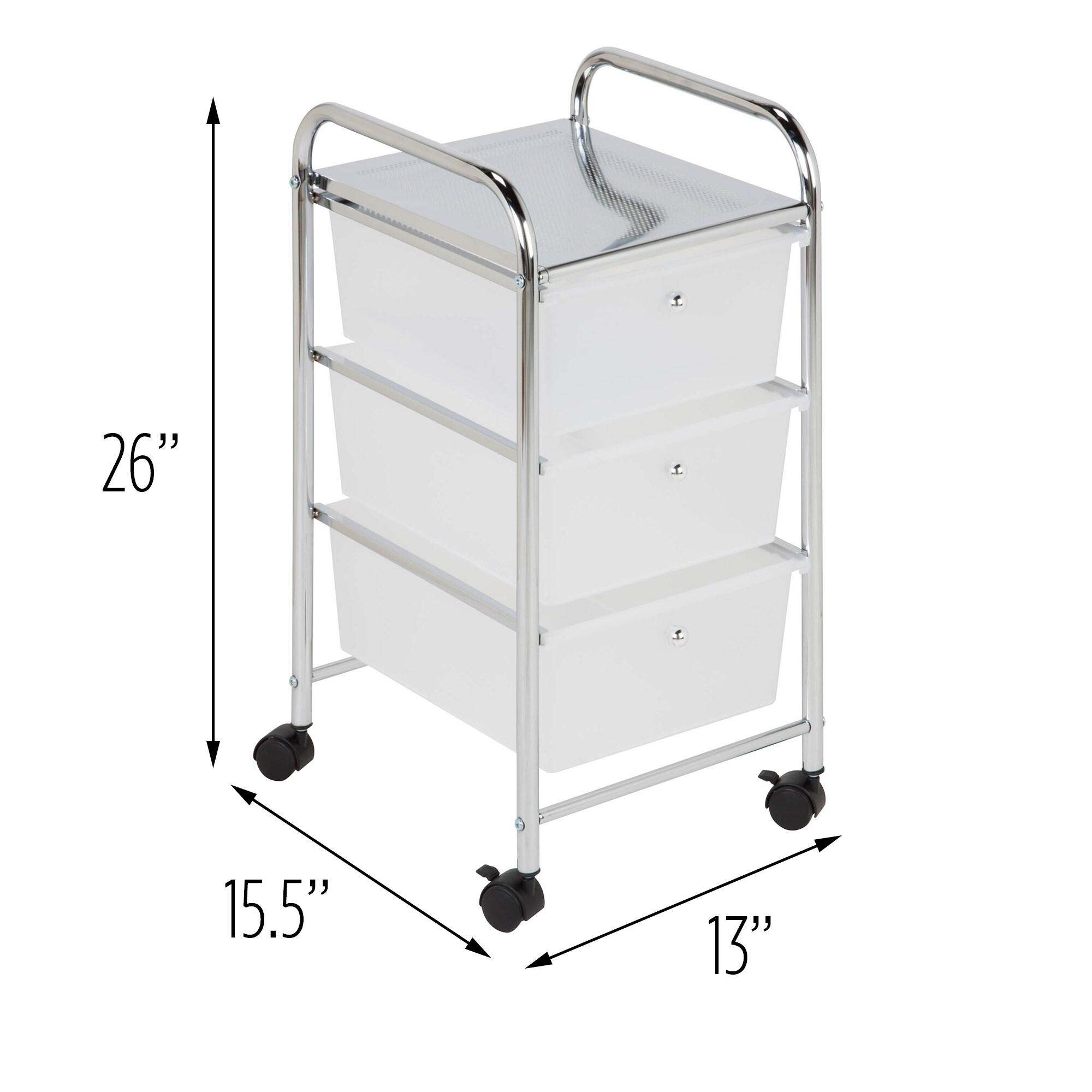 Eliannys 3 Drawer Storage Drawer