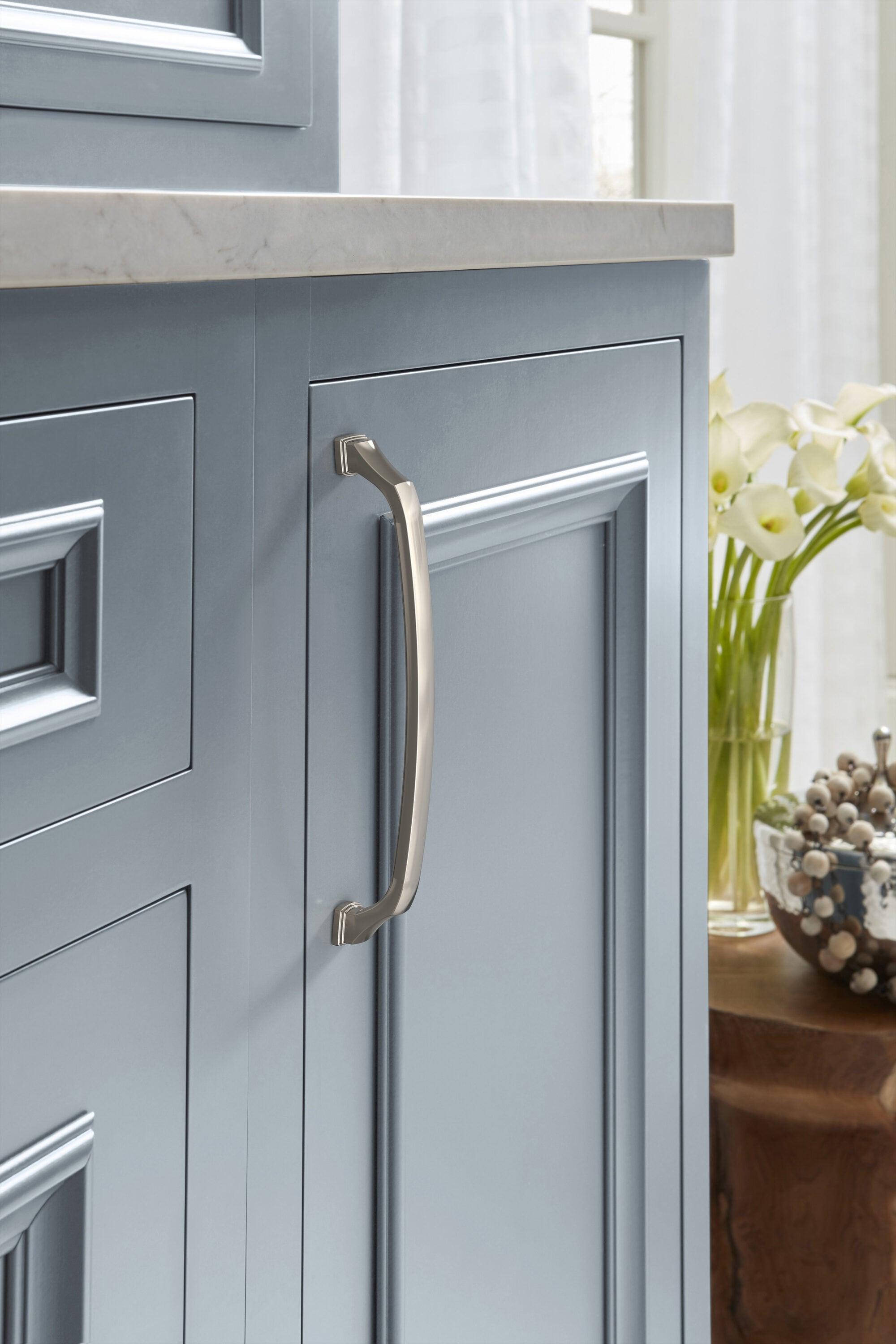 Amerock Revitalize 8 inch (203mm) Center-to-Center Polished Nickel Cabinet Pull
