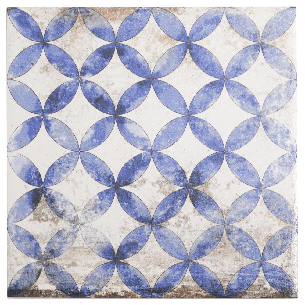 Antique Charm Encaustic 8 in. x 8 in. Matte Porcelain Floor and Wall Tile (26-Piece/11.19 sq. ft./Case)