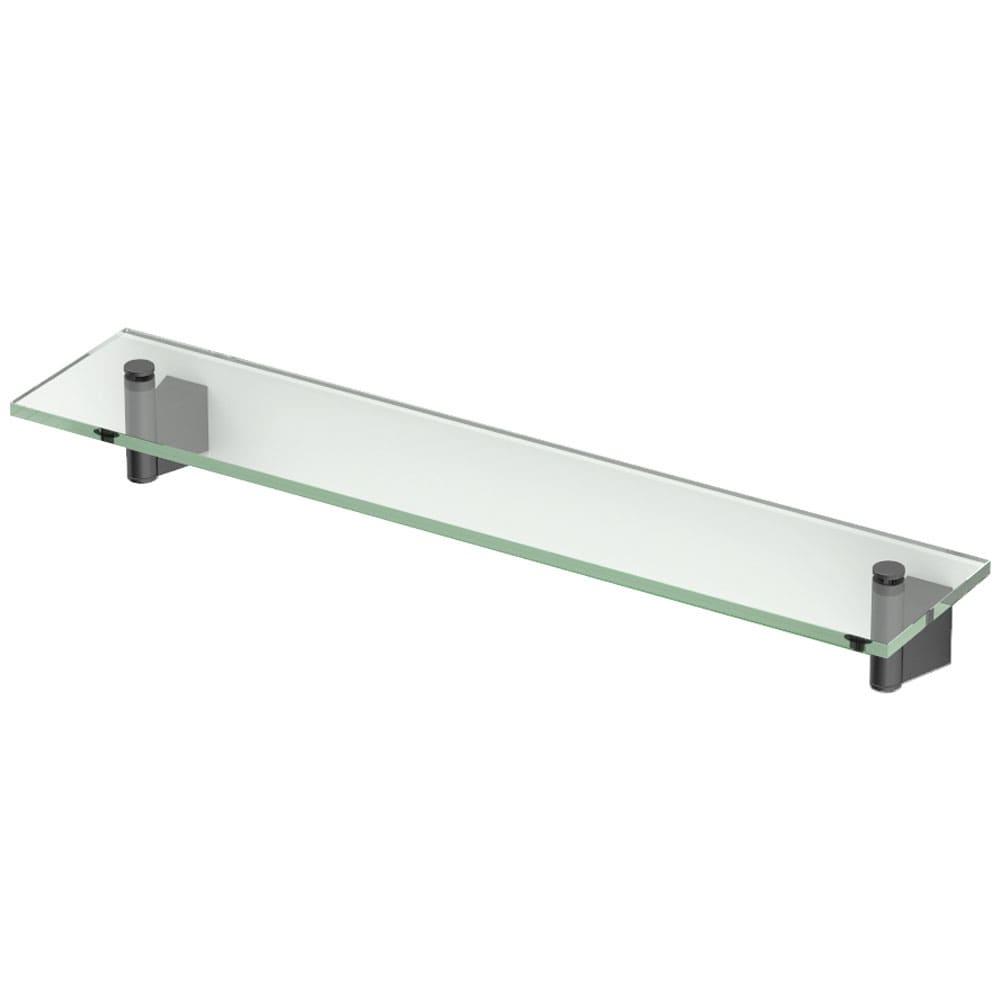 Bleu Wall Mount Rectangle Tempered Glass Shelf | Floating Shelf