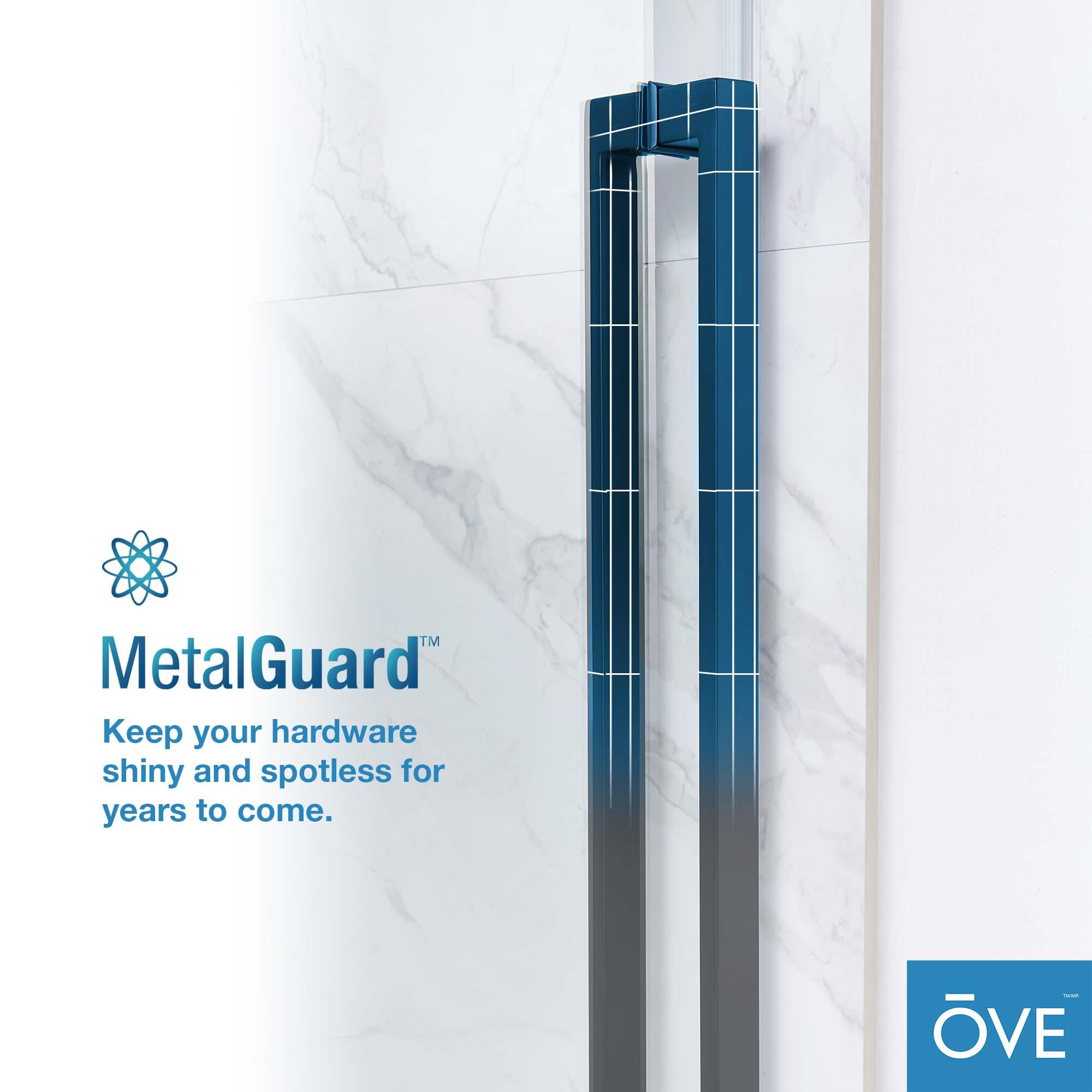 OVE Decors Bel Soft Close Black 72-in x 78.75-in Frameless Sliding Soft Close Shower Door