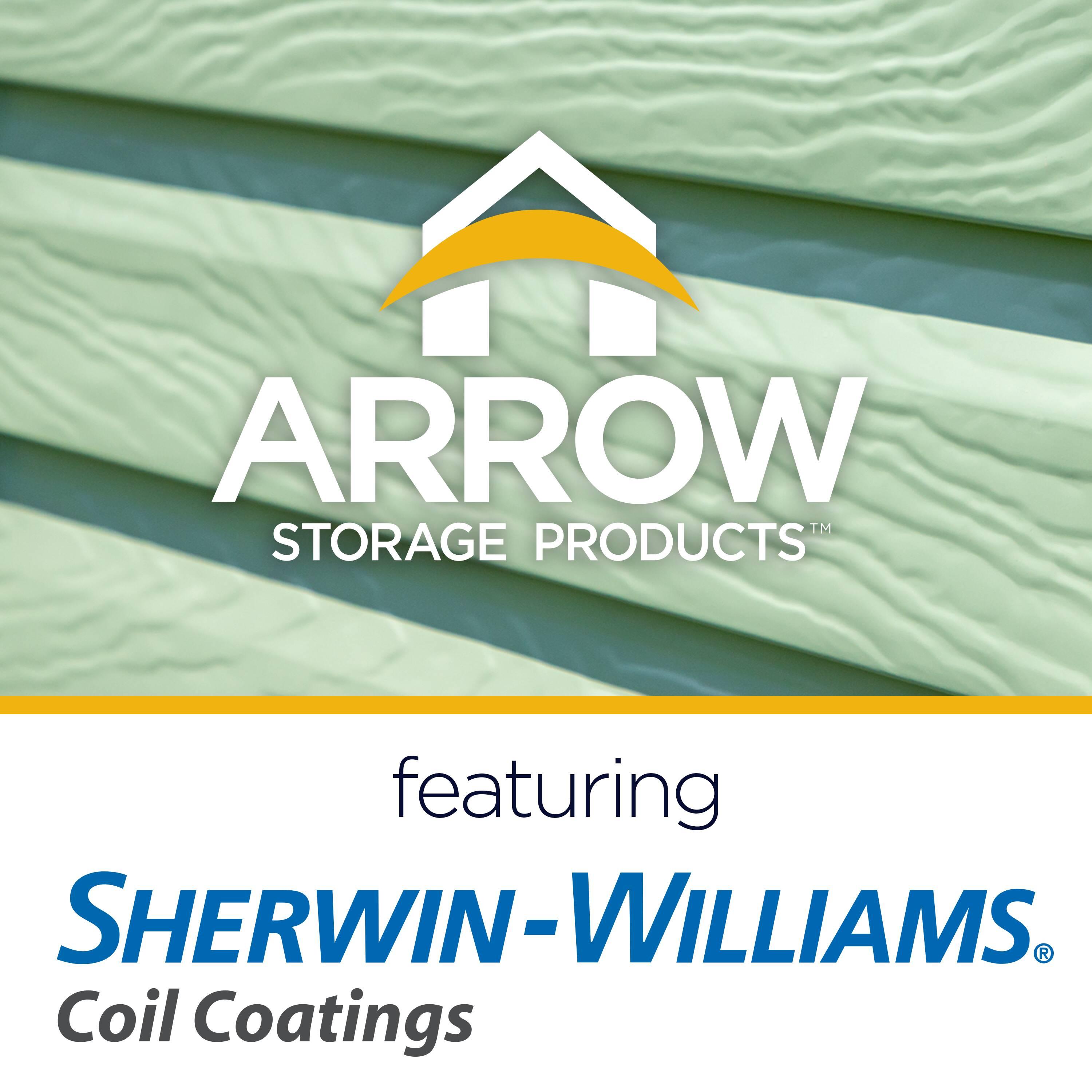 Arrow 6 ft. W x 7 ft. D Galvanized Steel	 Storage Shed