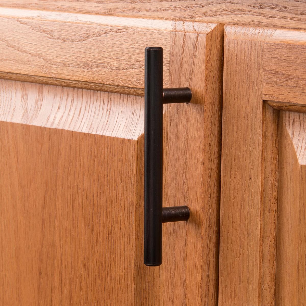 Bar Pull Kitchen Cabinet Handles, Solid Core Drawer Pulls for Cabinet Doors, 3"