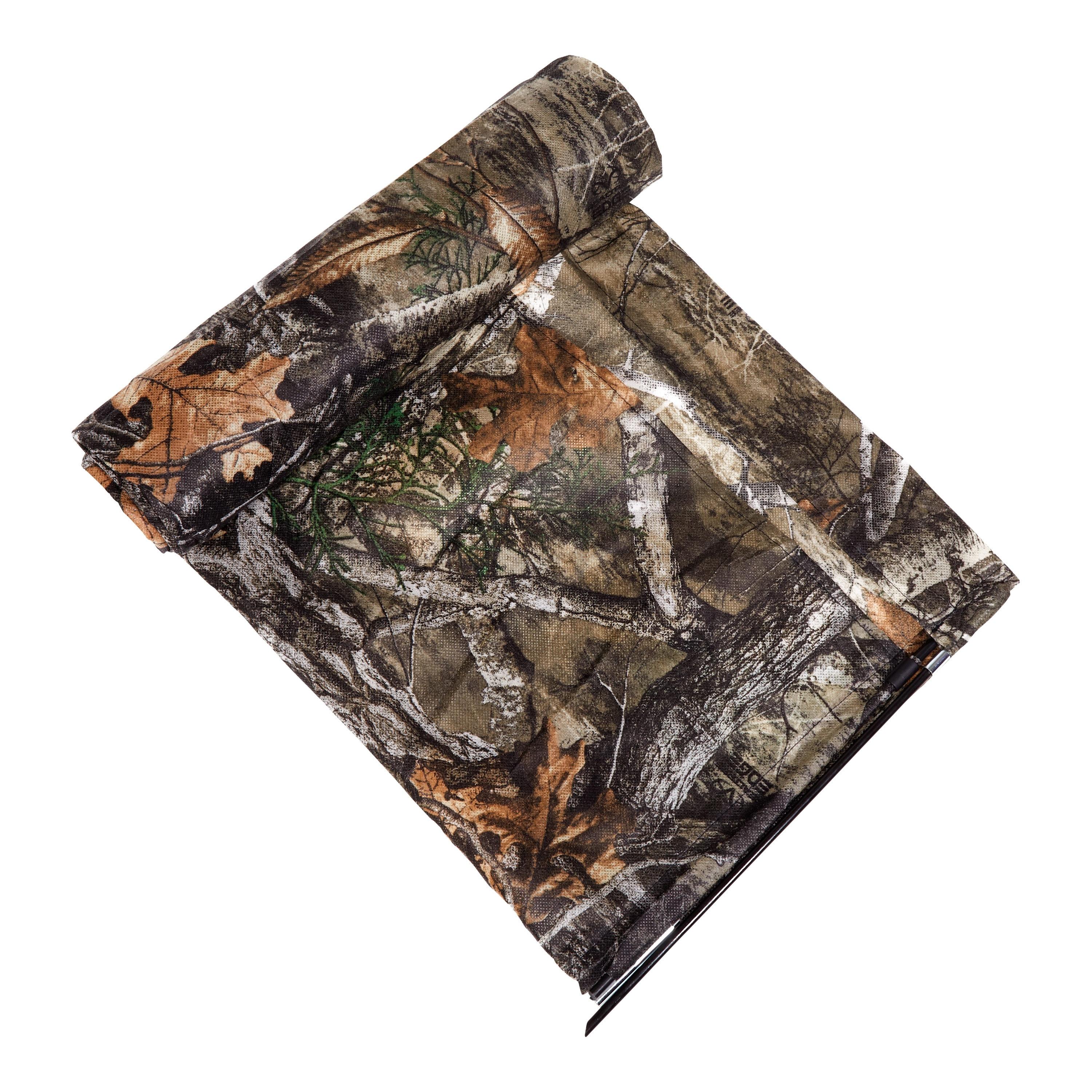 Allen Company Portable Ground Blind for Turkey and Deer Hunting - Outdoor Shooting Gear - Comes with Stakes for Easy Set Up - Realtree Edge Camo - 10" L x 27" H