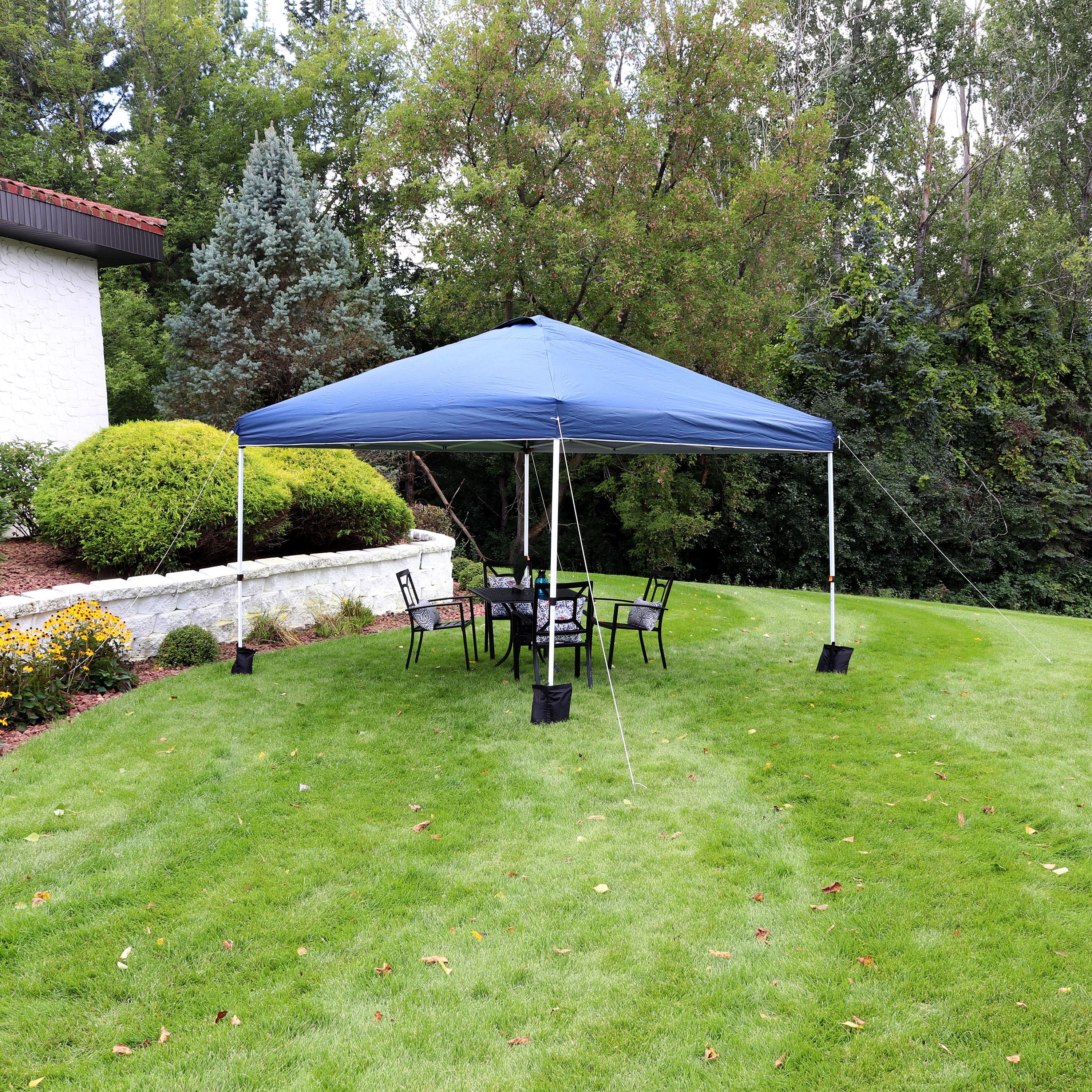 12 Ft. W x 12 Ft. D Metal Pop-Up Canopy