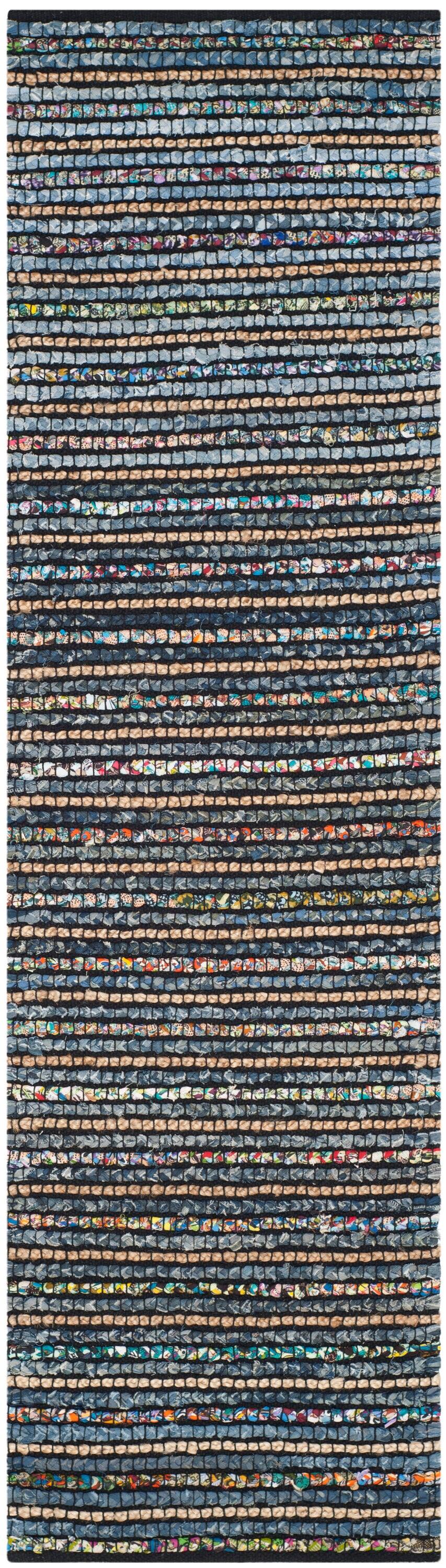 Cape Cod CAP364 Hand Woven Runner Rug - Multi/Natural - 2'3"x8' - Safavieh.