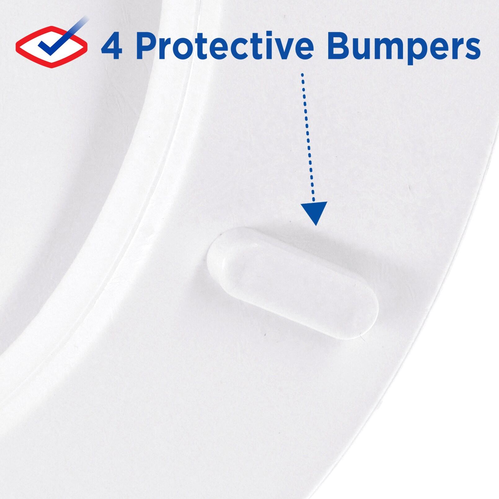 Clorox Antimicrobial Elongated Soft Cushioned Toilet Seat