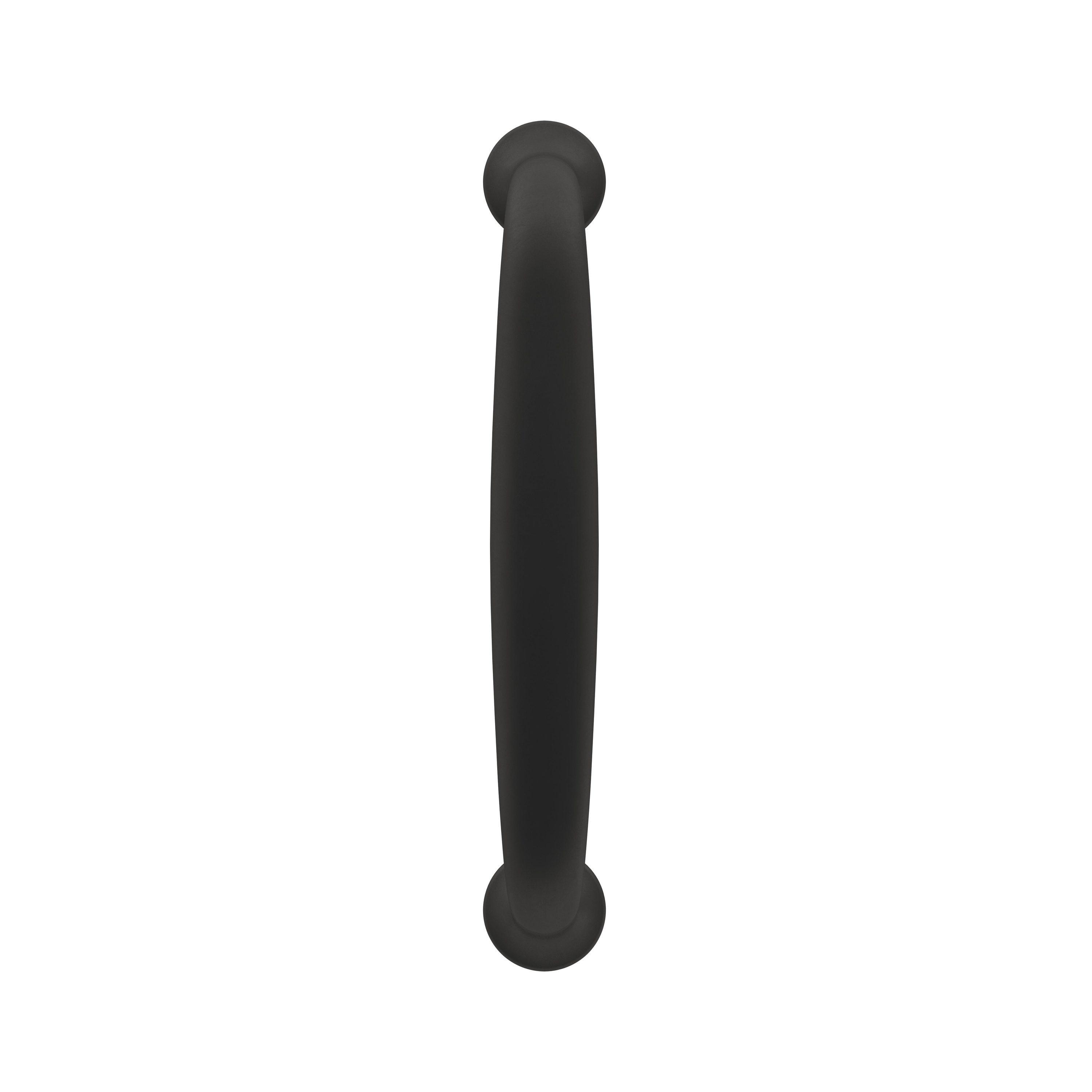 Amerock Renown 3-3/4 inch (96mm) Center-to-Center Matte Black Cabinet Pull