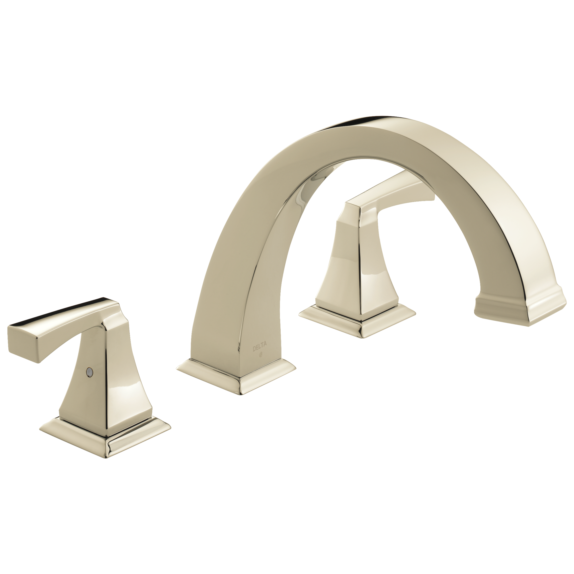 Dryden Double Handle Deck Mounted Roman Tub Faucet Trim