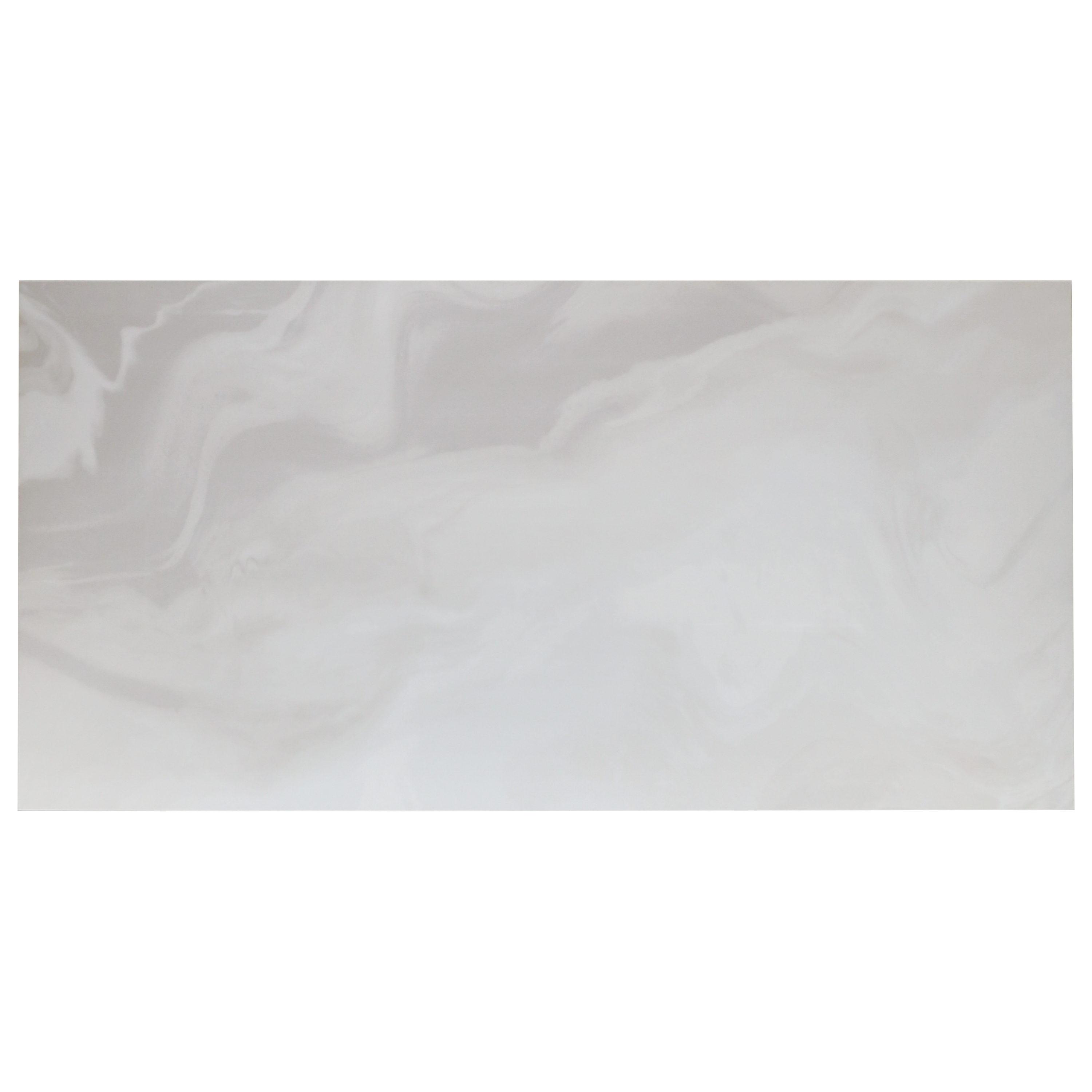 Savannah 23.62 in. x 47.24. in Polished Porcelain Marble Look Floor & Wall Tile (15.49 Sq. Ft./Case)