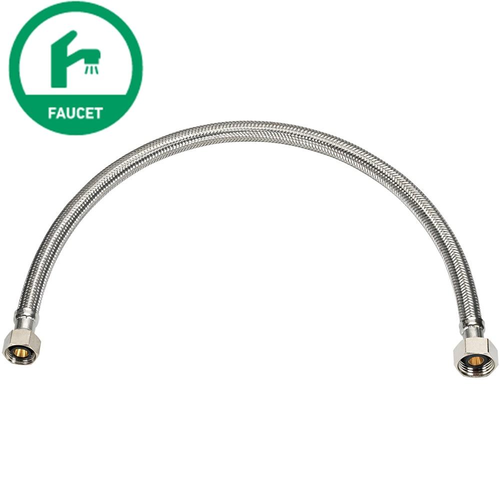 Homewerks 7223-20-12-2 0.5 Compression x 0.5 Female Iron Pipe x 20 in. Lead Free Faucet Connector