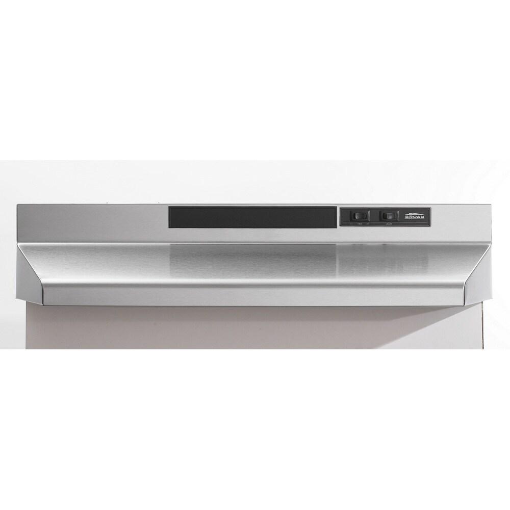 Broan NuTone Broan NuTone 24" Steel 190 CFM Convertible Under Cabinet Range Hood with Mesh Filter F402404