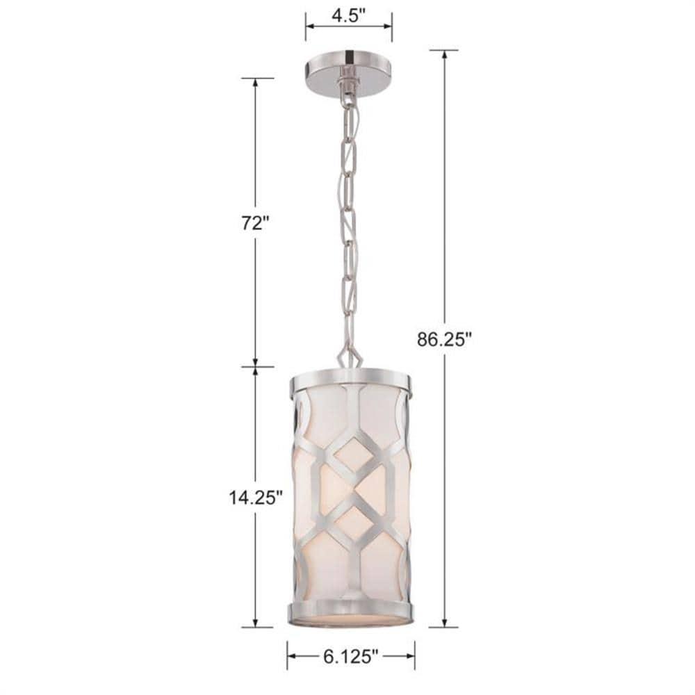 Crystorama Lighting - One Light Pendant - Pendant - Jennings - One Light Pendant