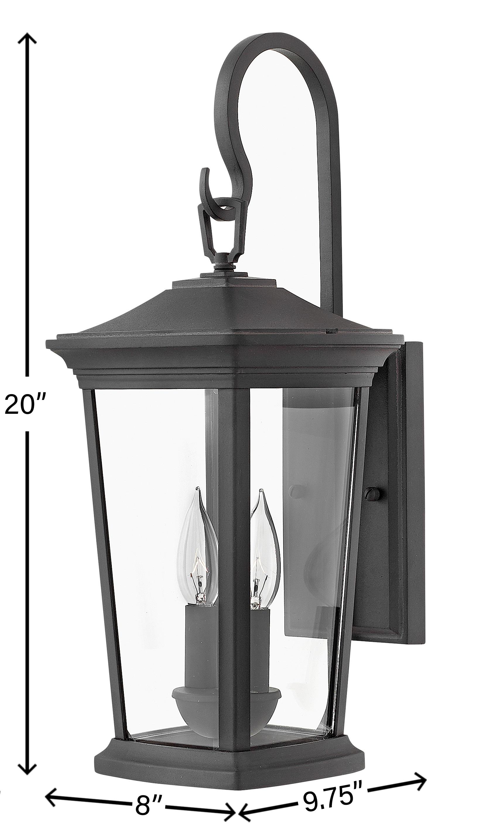 Hinkley Lighting - Two Light Wall Mount - Bromleys - 2 Light Medium Outdoor Wall