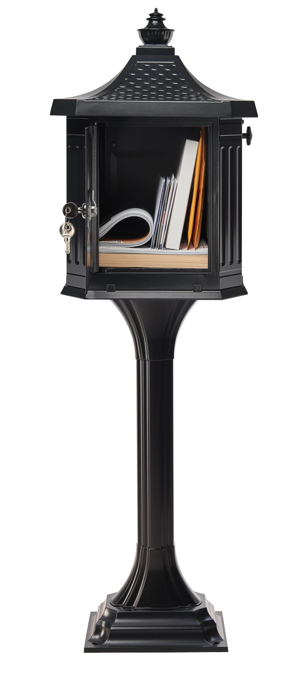 Pedestal Locking Post Mounted Mailbox
