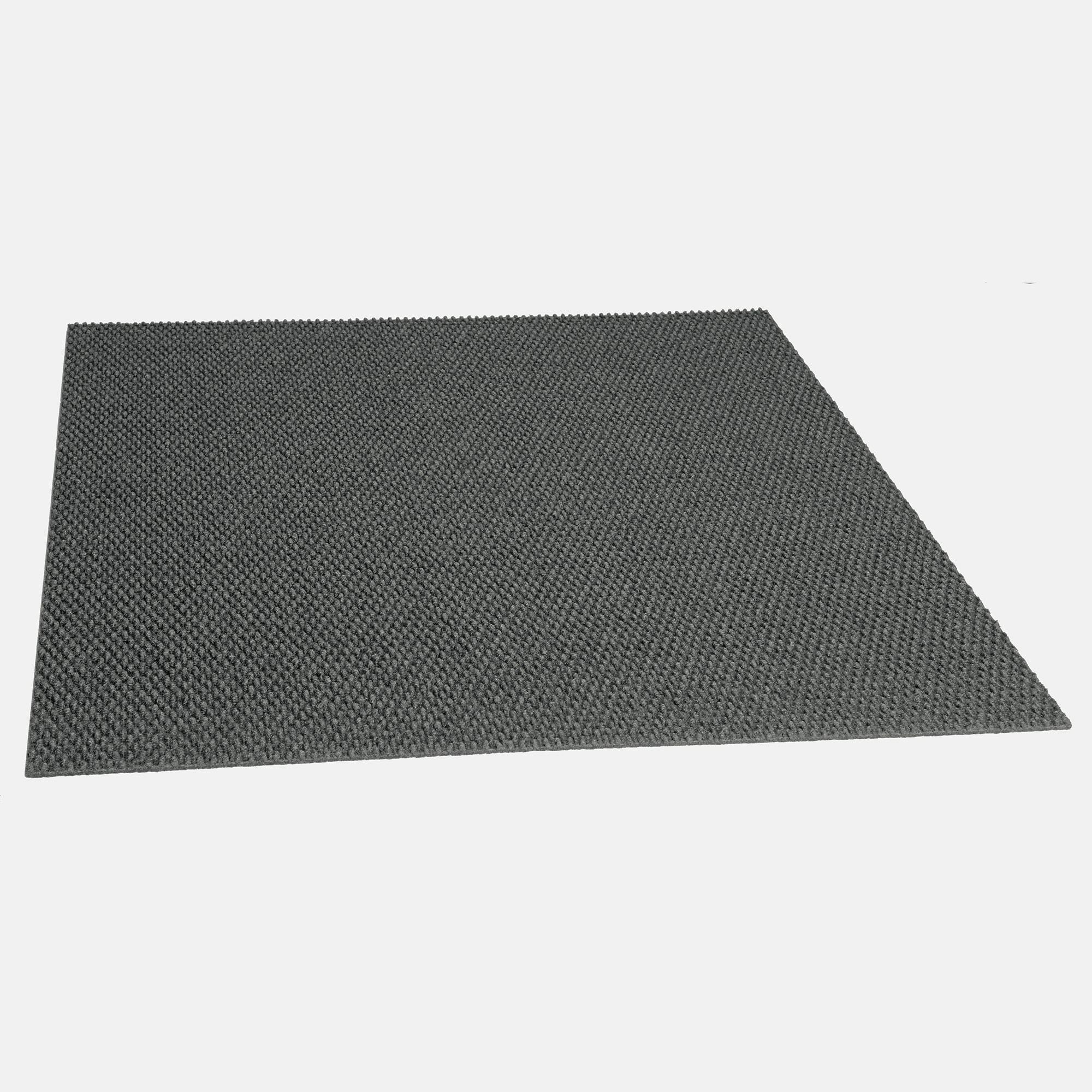 Prominence Sky Grey Carpet Tiles - 24" x 24" Indoor/Outdoor, Peel and Stick Carpet Tiles - 60 sq. ft. per box – Pack of 15 Tiles