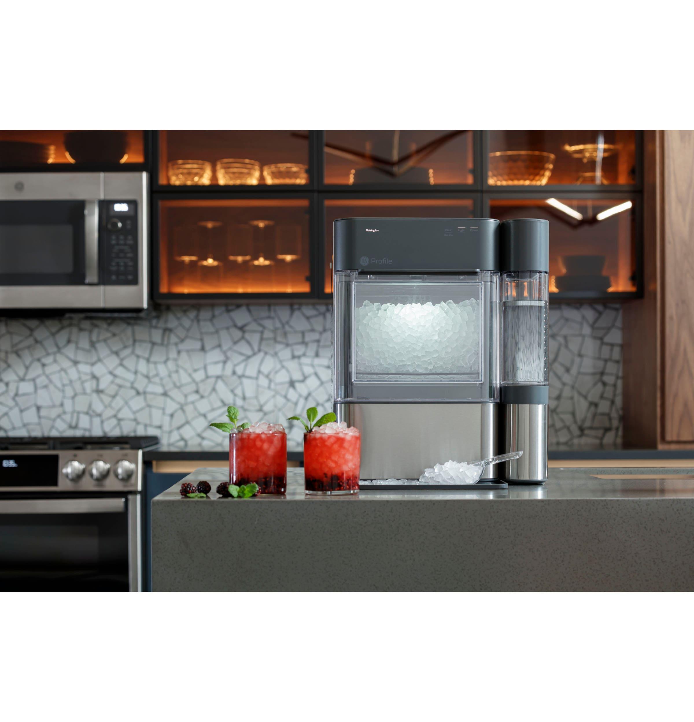 GE Profile Opal 2.0 Ultra Nugget Ice Maker in Stainless Steel