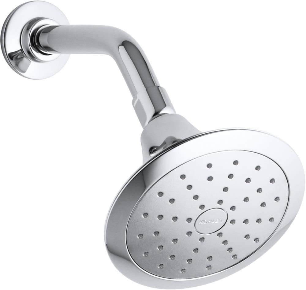 Polished Chrome Single-Function Rain Showerhead