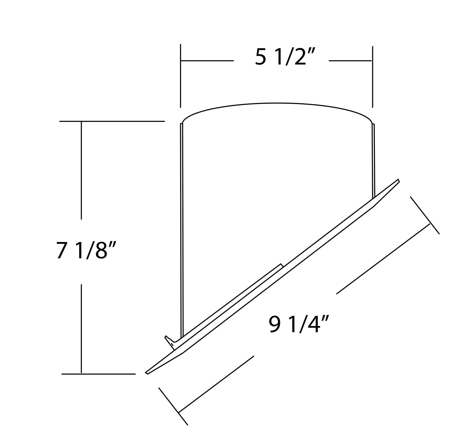 6'' Baffle Recessed Trim