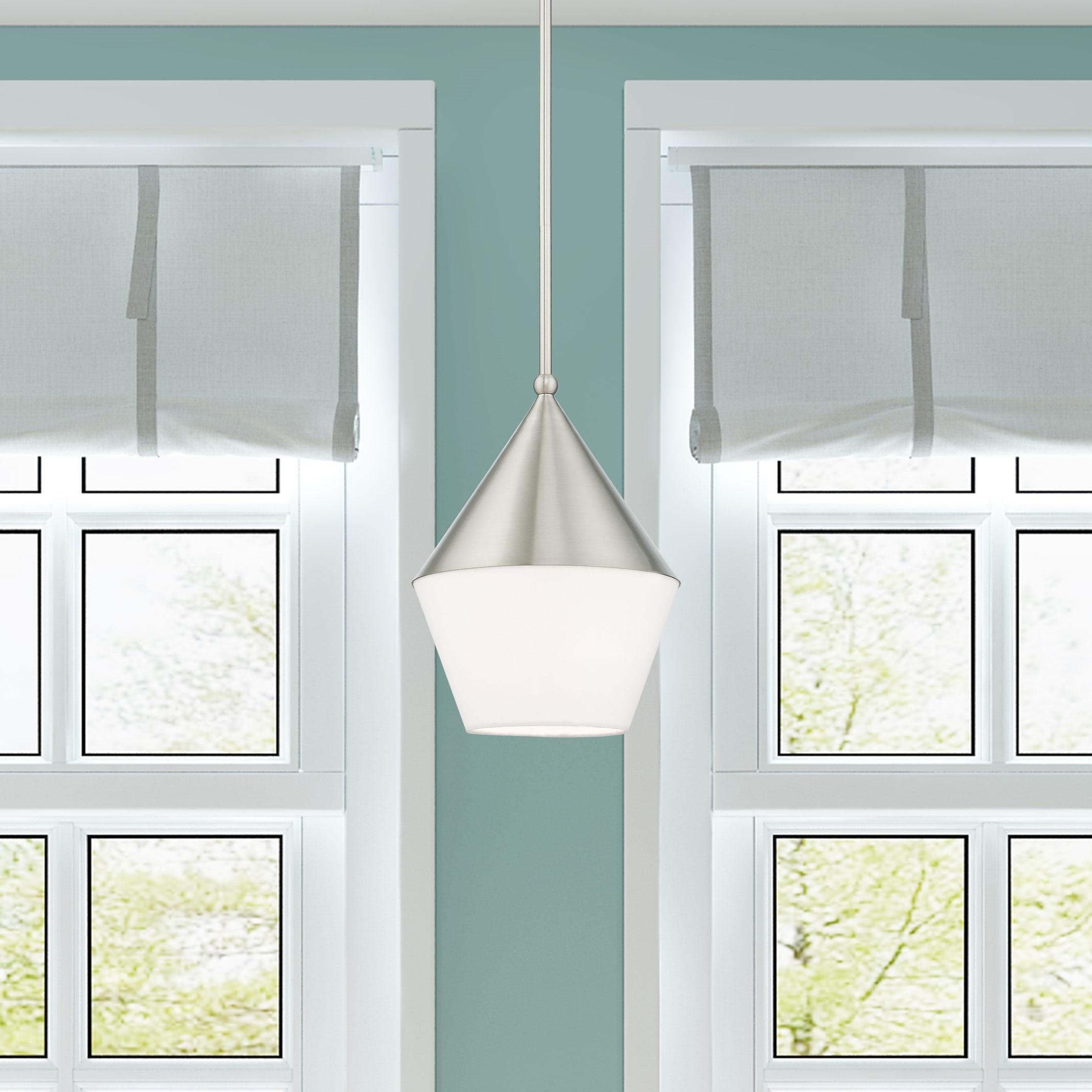 Livex Lighting Stockholm 1 - Light Pendant in  Brushed Nickel