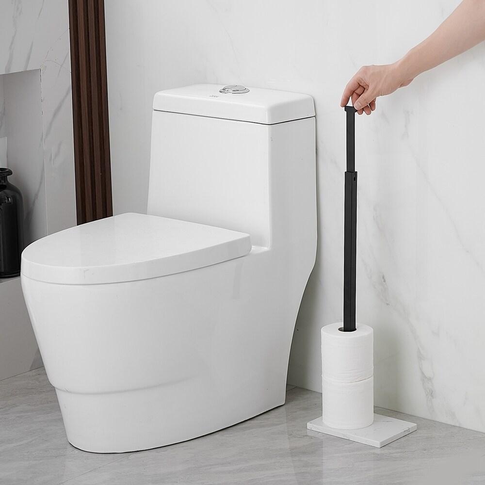 Free Standing Toilet Paper Holder with Weighted Base