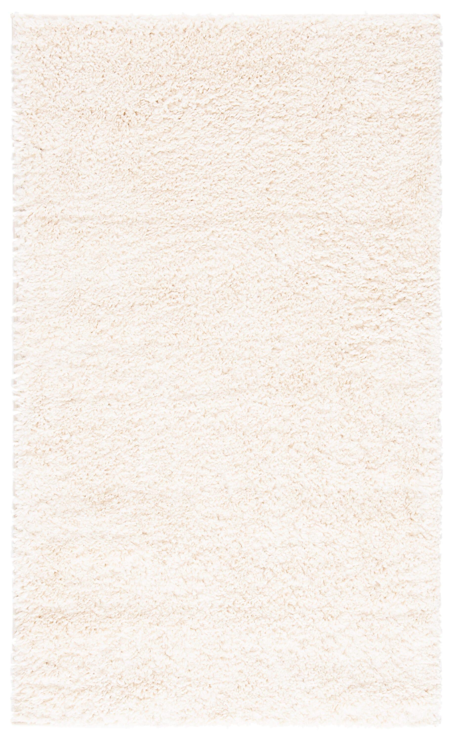 August Shag 900 AUG900 Power Loomed Indoor Accent Rug - Ivory - 3'x5' - Safavieh